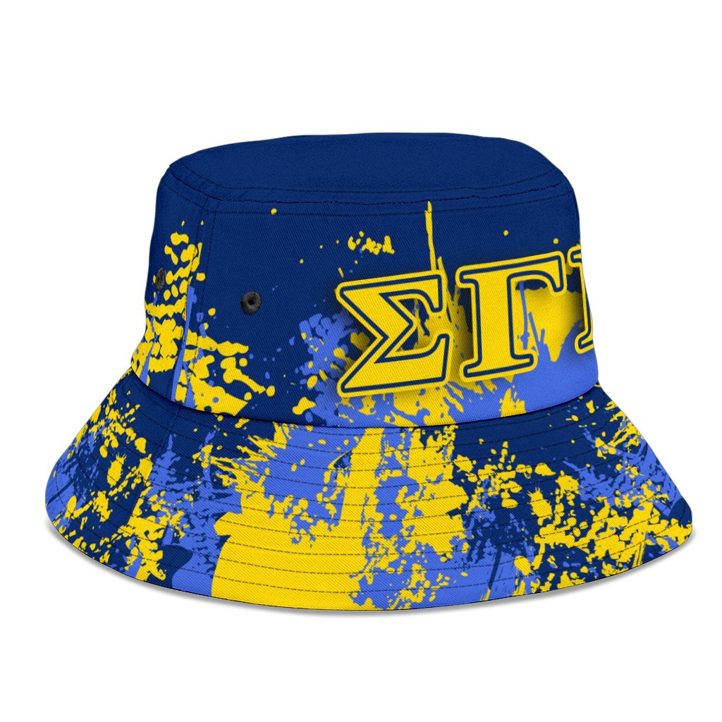 Sorority Hat - Sigma Gamma RhoSorority Bucket Hat Spaint Style