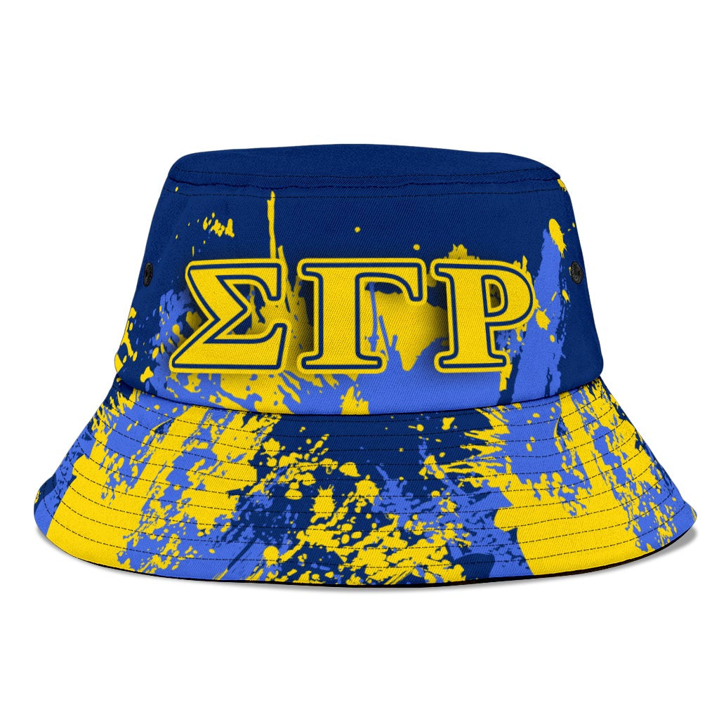 Sorority Hat - Sigma Gamma RhoSorority Bucket Hat Spaint Style