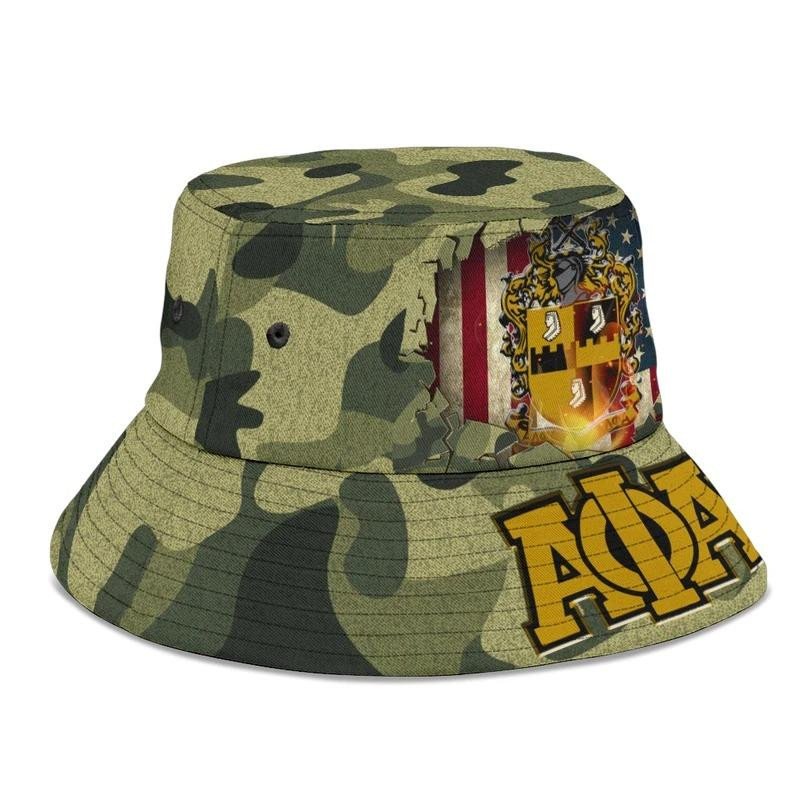 Fraternity Bucket Hat - Camouflage Alpha Phi Alpha