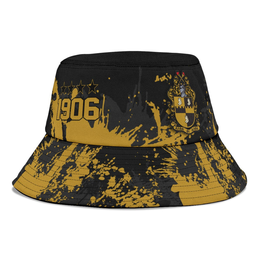 Fraternity Bucket Hat - Alpha Phi Alpha Spaint Style Ver.2