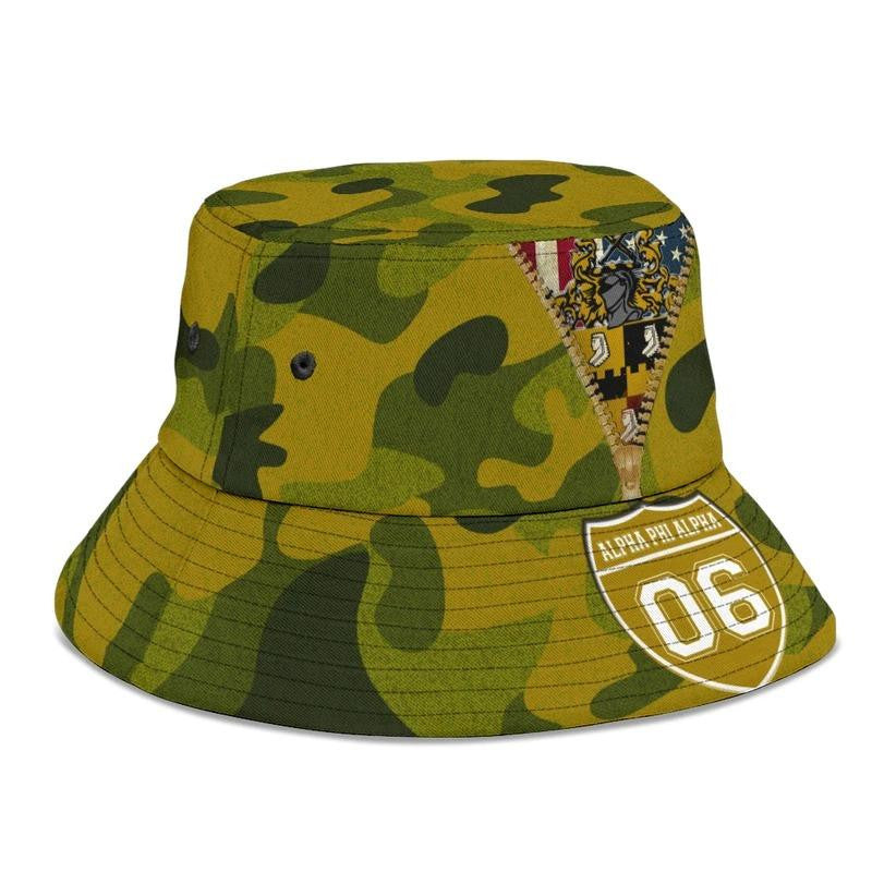 Fraternity Bucket Hat - Alpha Phi Alpha Broken Style