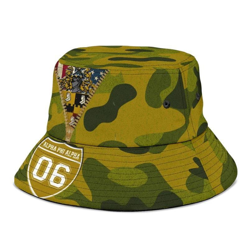 Fraternity Bucket Hat - Alpha Phi Alpha Broken Style