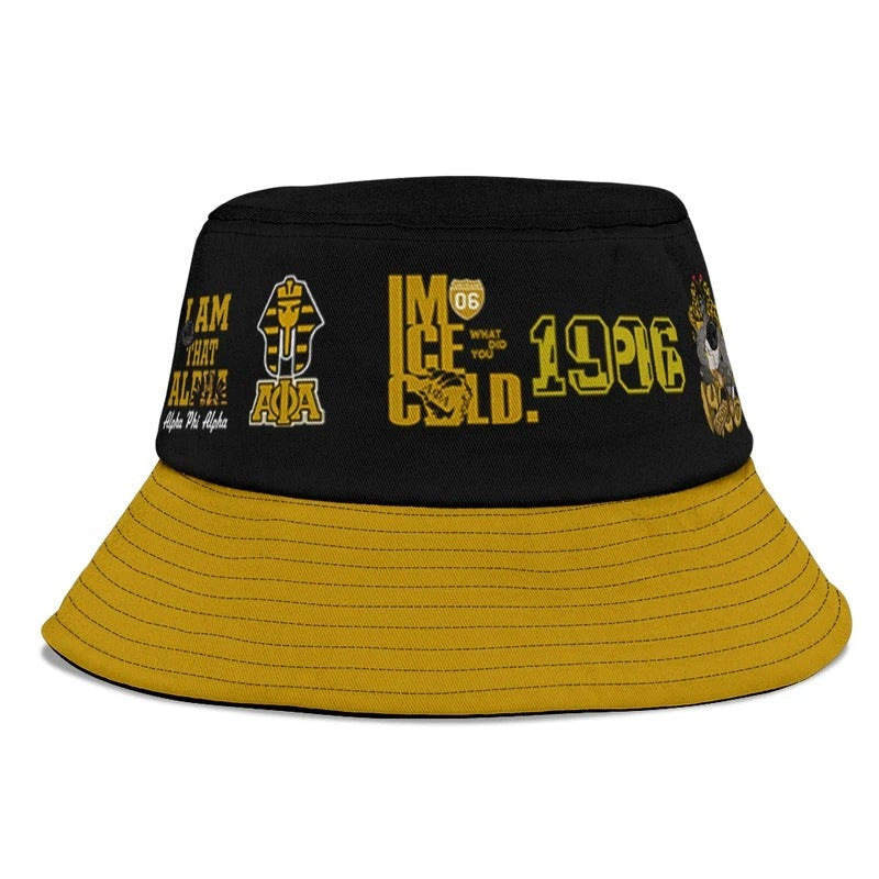 Bucket Hat - Alpha Phi Alpha Bucket Hat Symbols