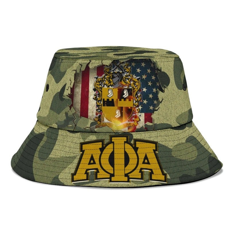 Fraternity Bucket Hat - Camouflage Alpha Phi Alpha