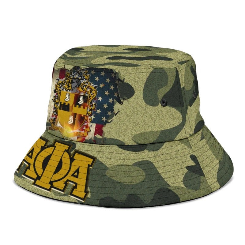 Fraternity Bucket Hat - Camouflage Alpha Phi Alpha