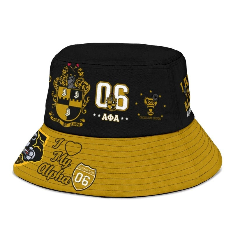 Bucket Hat - Alpha Phi Alpha Bucket Hat Symbols