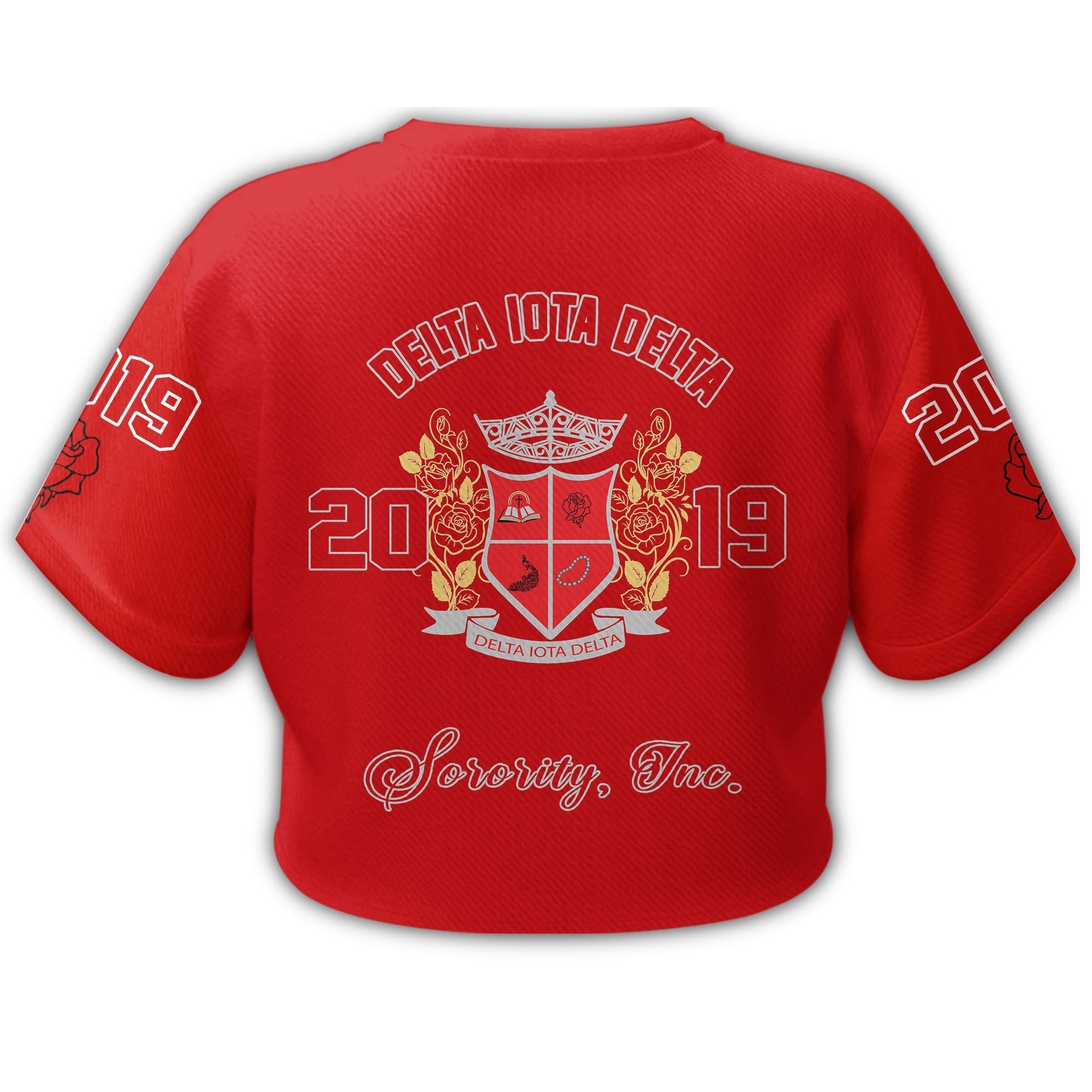 Sorority T-Shirt - Delta Iota Delta Edsel Croptop T-Shirt