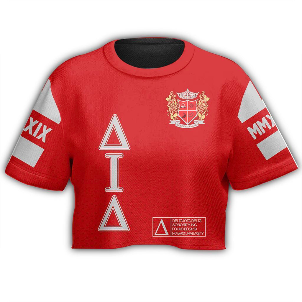 Sorority T-Shirt - MCM Delta Iota Delta Croptop T-Shirt