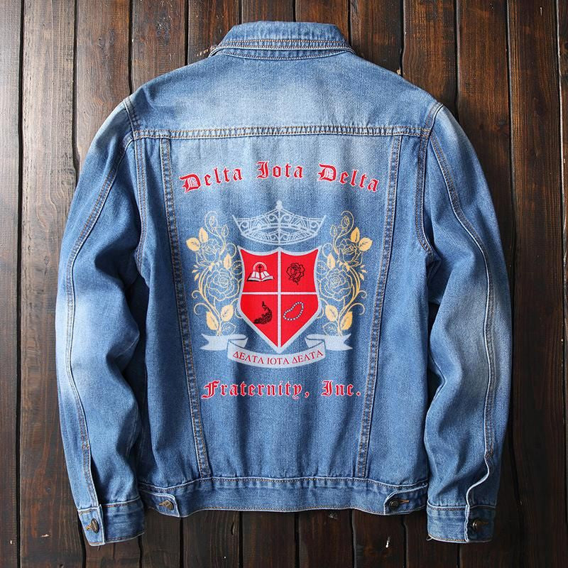 Sorority Jacket - Delta Iota Delta Denim Jacket