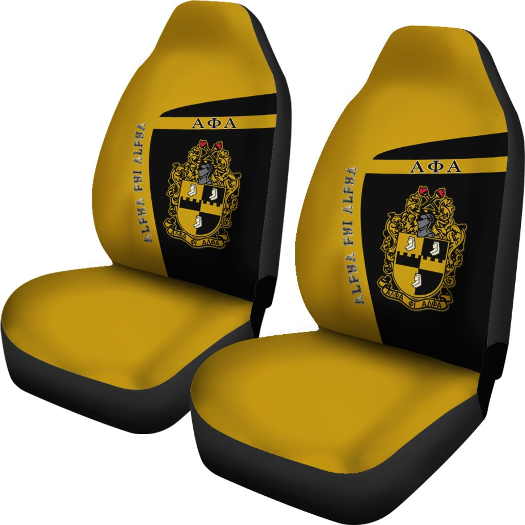 Fraternity Car Seat Cover - Alpha Phi Alpha Car Seat Cover Sphinx Iconic Style