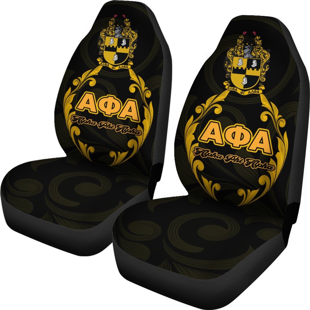 Fraternity Car Seat Cover - Alpha Phi Alpha Car Seat Cover Fraternity (Set of 2)