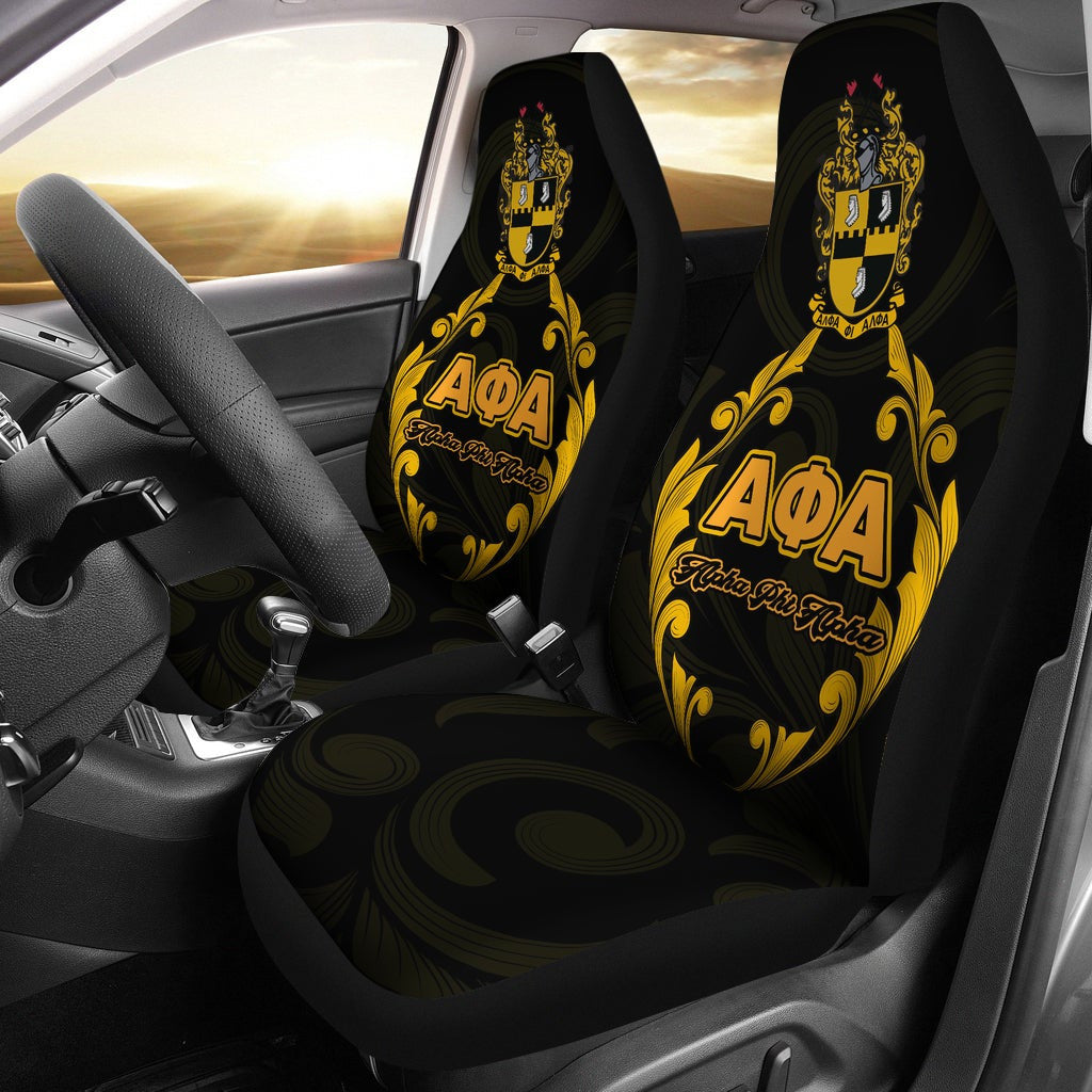Fraternity Car Seat Cover - Alpha Phi Alpha Car Seat Cover Fraternity (Set of 2)