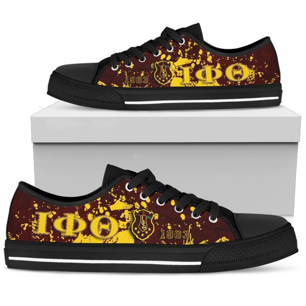 Fraternity Footwear - Iota Phi Theta Low Top Shoes - Spaint Style
