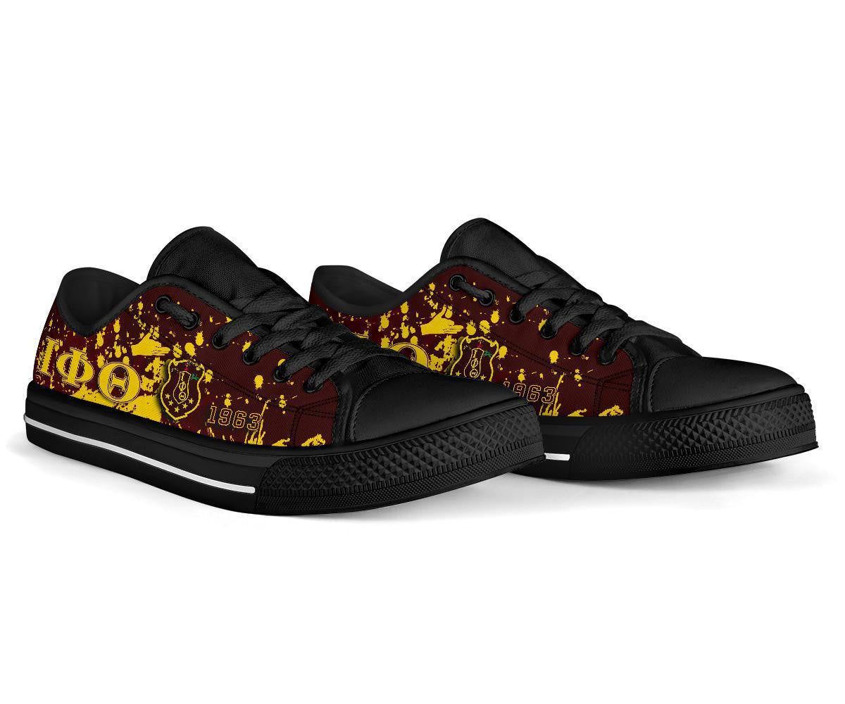 Fraternity Footwear - Iota Phi Theta Low Top Shoes - Spaint Style