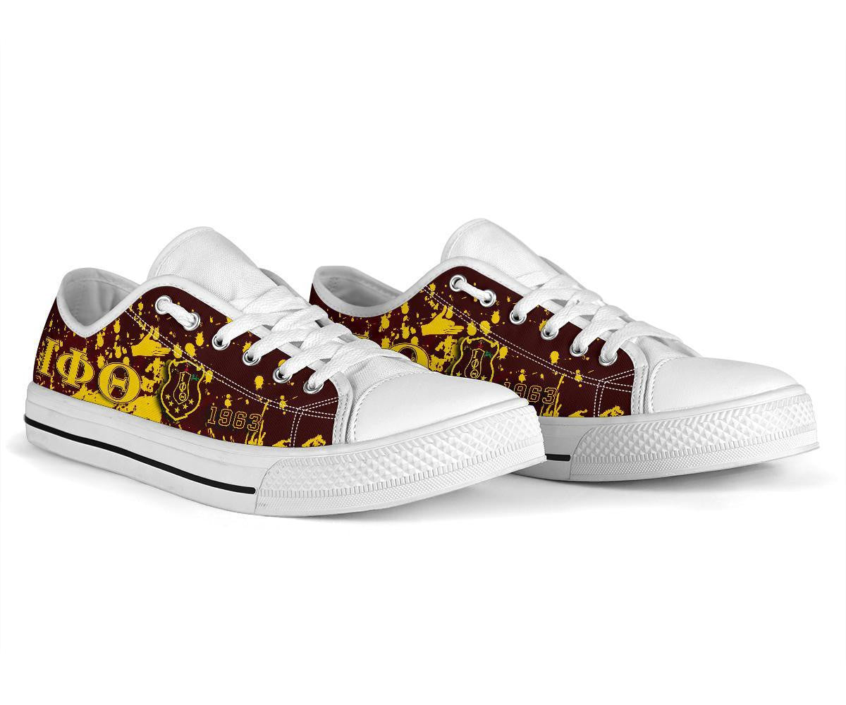 Fraternity Footwear - Iota Phi Theta Low Top Shoes - Spaint Style