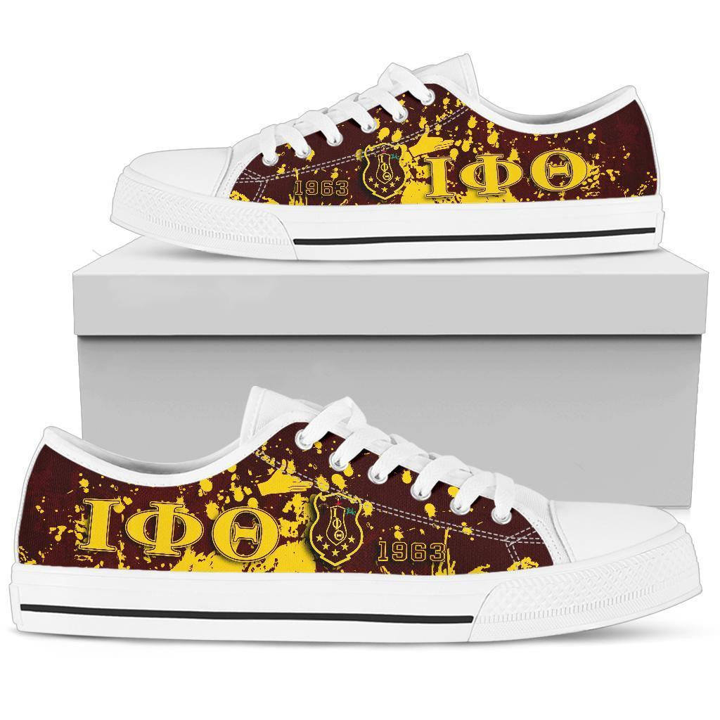 Fraternity Footwear - Iota Phi Theta Low Top Shoes - Spaint Style