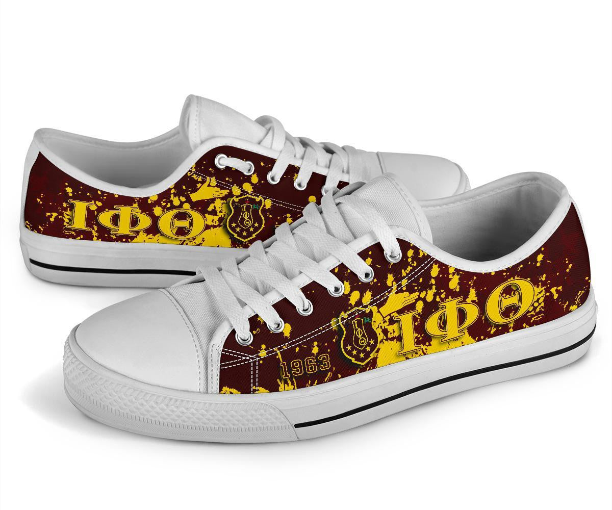 Fraternity Footwear - Iota Phi Theta Low Top Shoes - Spaint Style