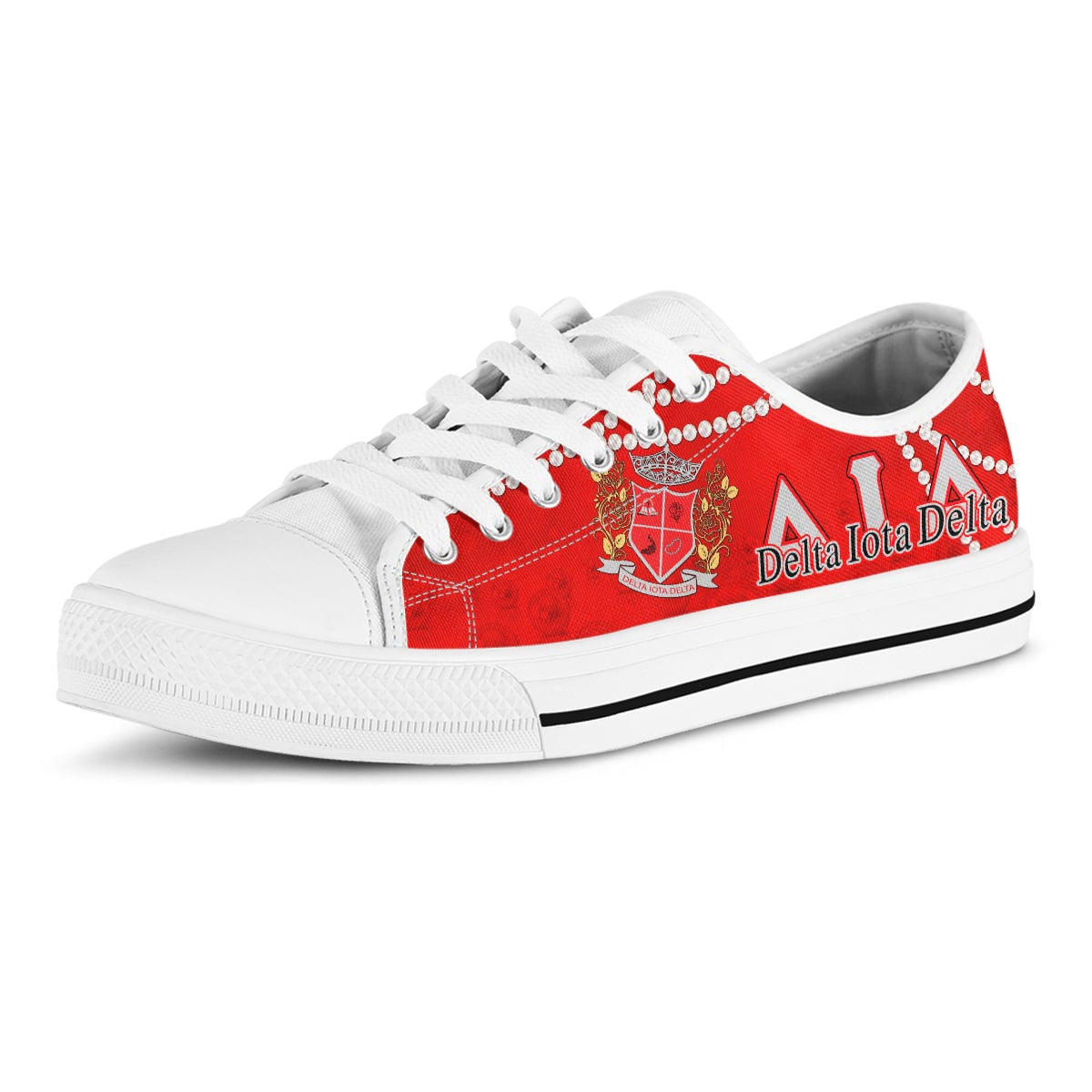 Sorority Footwear - Delta Iota Delta Pearl Low Top Shoes