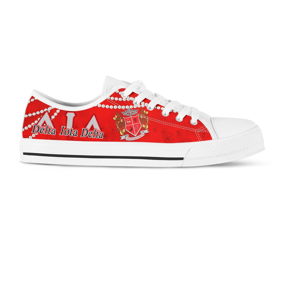 Sorority Footwear - Delta Iota Delta Pearl Low Top Shoes