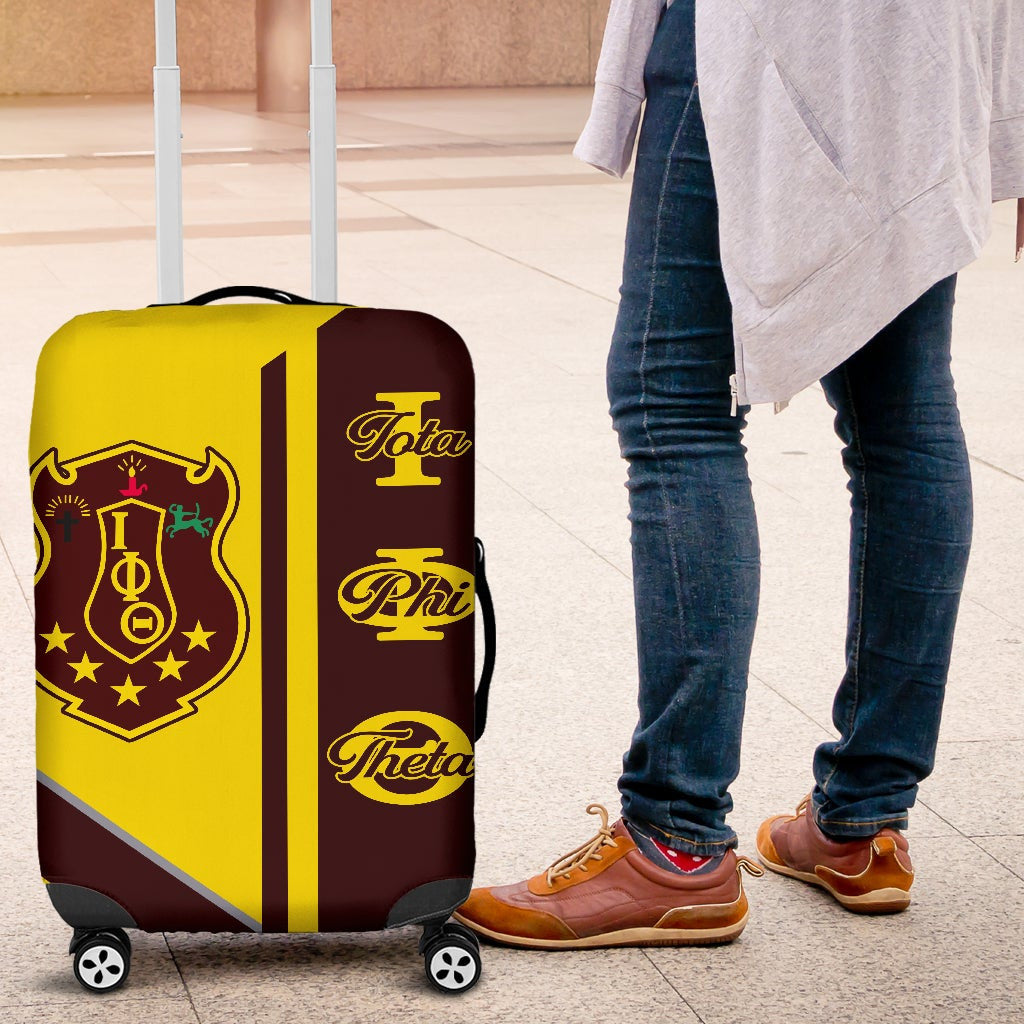 Fraternity Luggage Cover - Iota Phi Theta IPT Half Concept Travel Suitcase