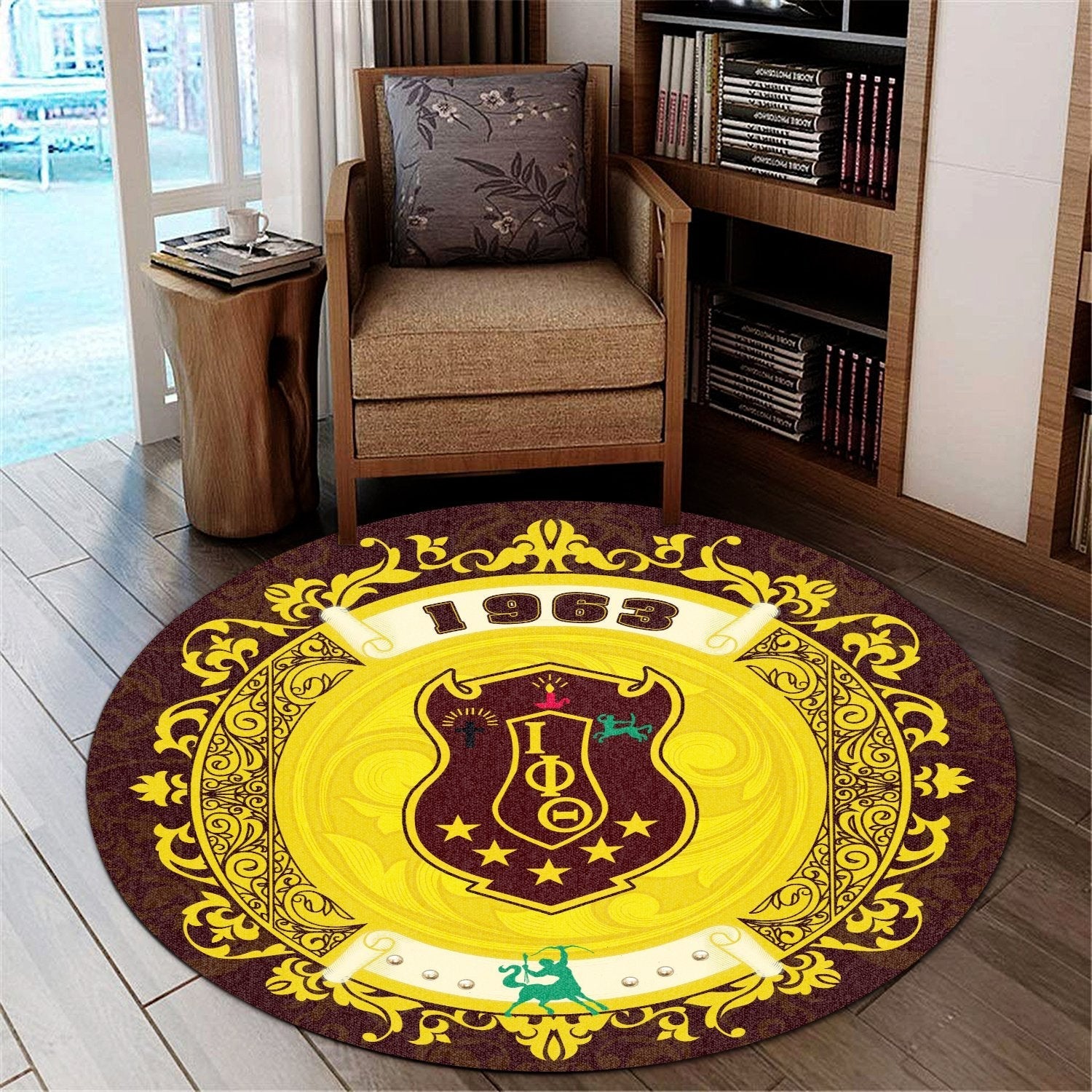 Fraternity Carpet - Home Iota Phi Theta Round Carpet