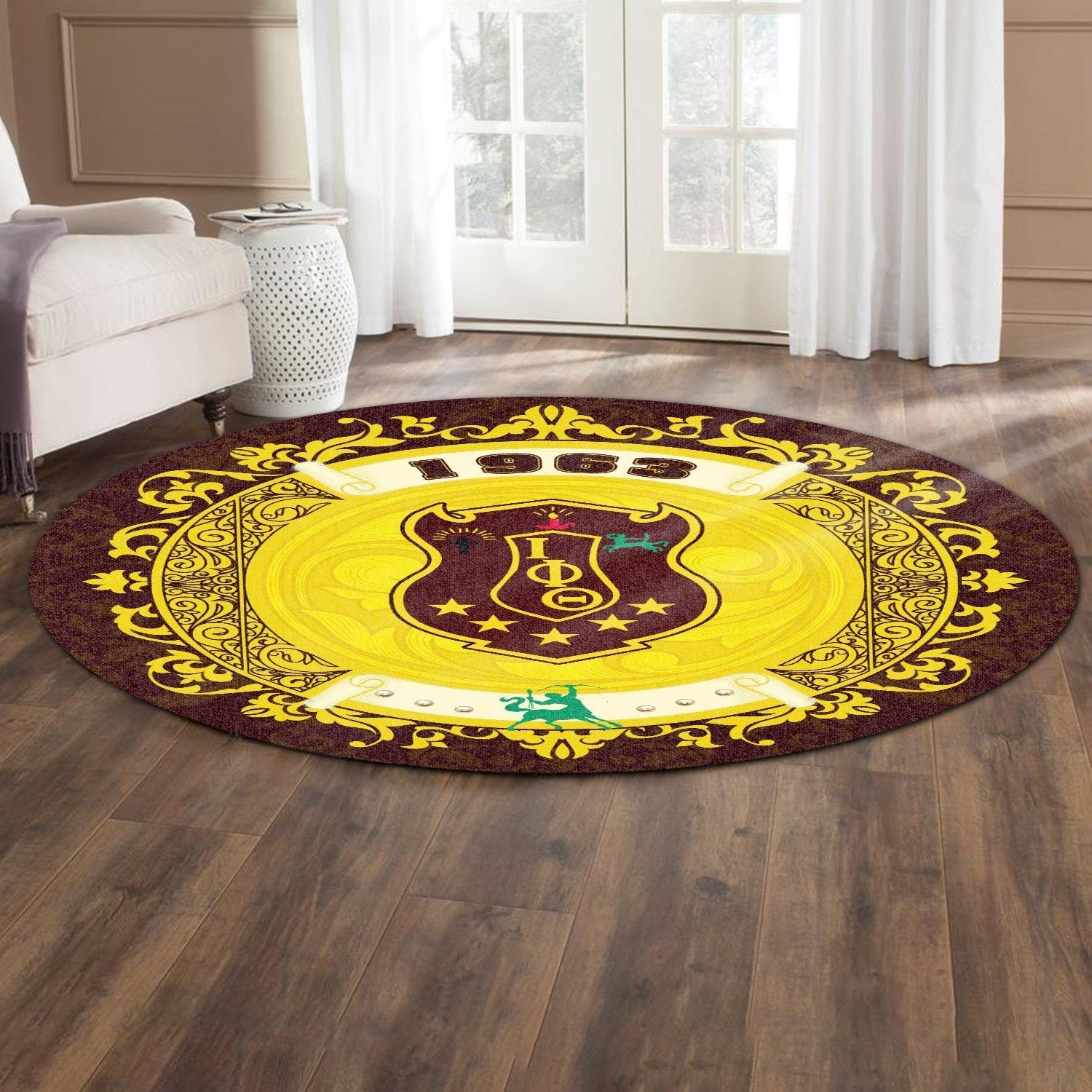 Fraternity Carpet - Home Iota Phi Theta Round Carpet