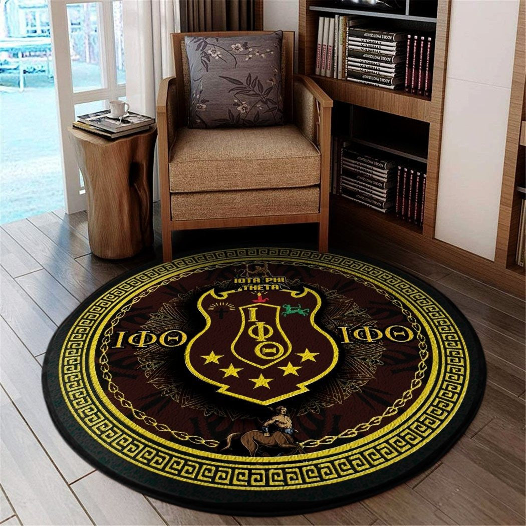 Fraternity Carpet - Centaurs Iota Phi Theta Round Carpet