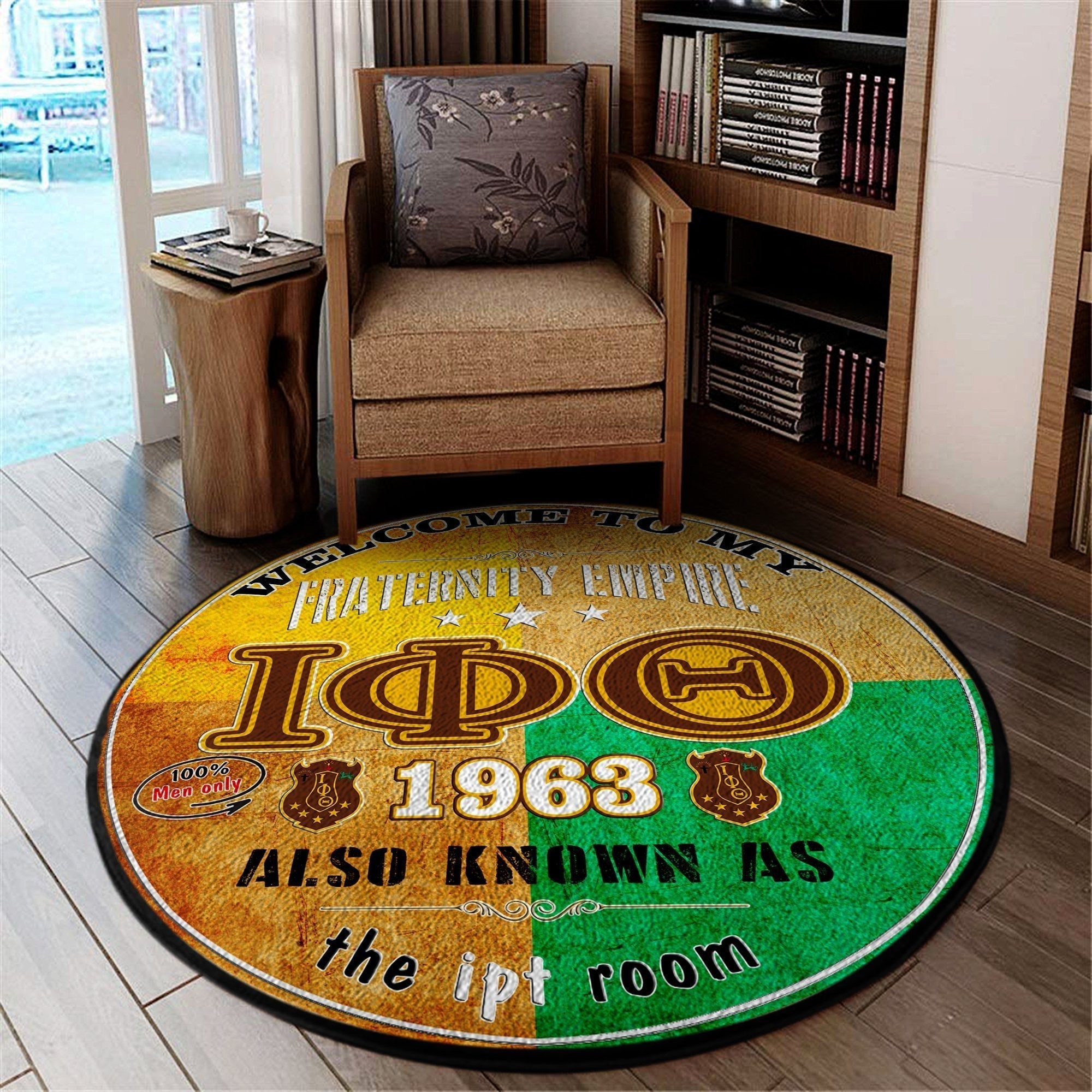 Iota Phi Theta Frat Round Carpet
