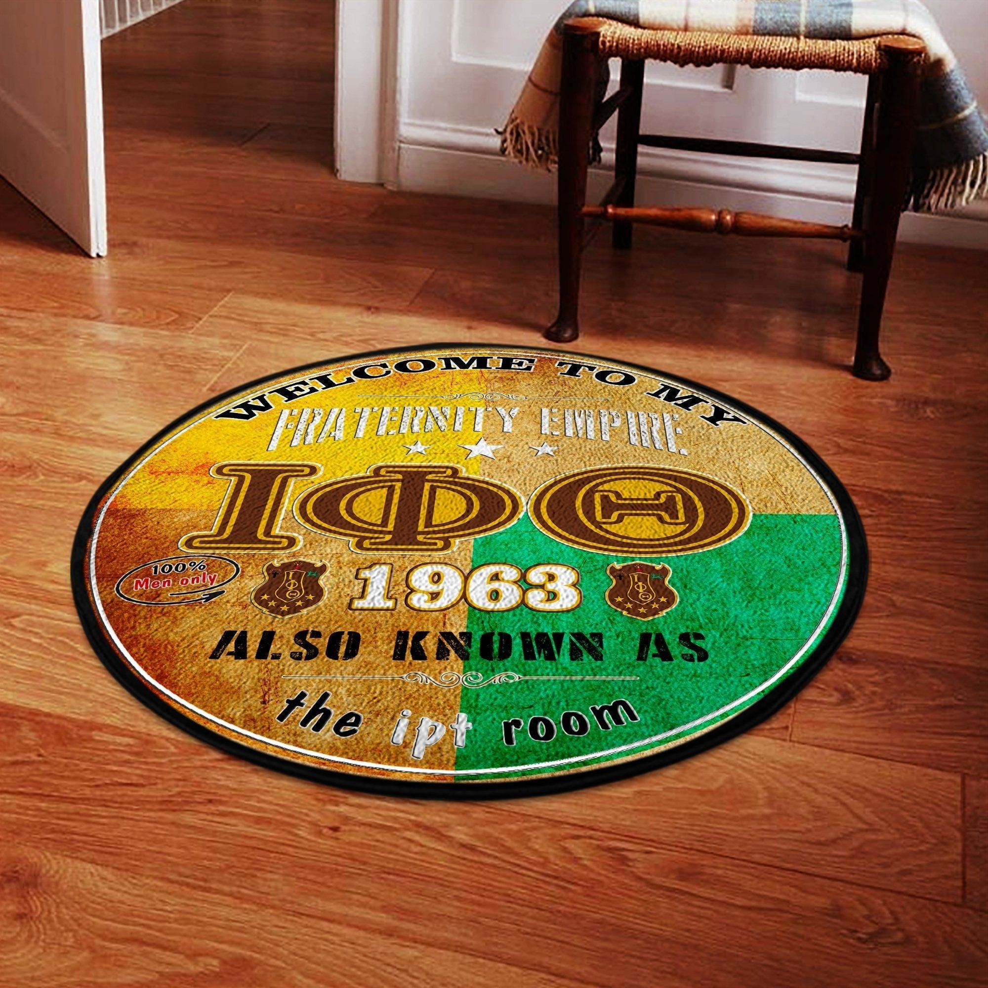 Fraternity Carpet - Iota Phi Theta Frat Round Carpet