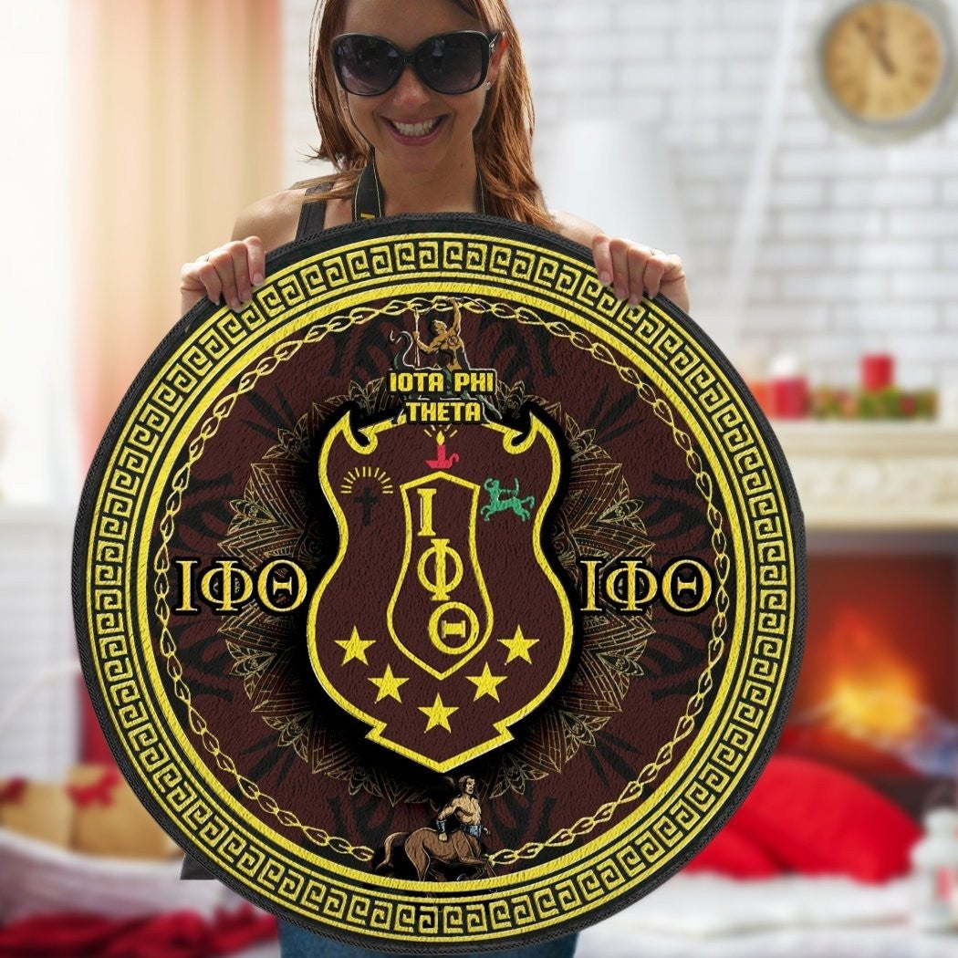 Fraternity Carpet - Centaurs Iota Phi Theta Round Carpet