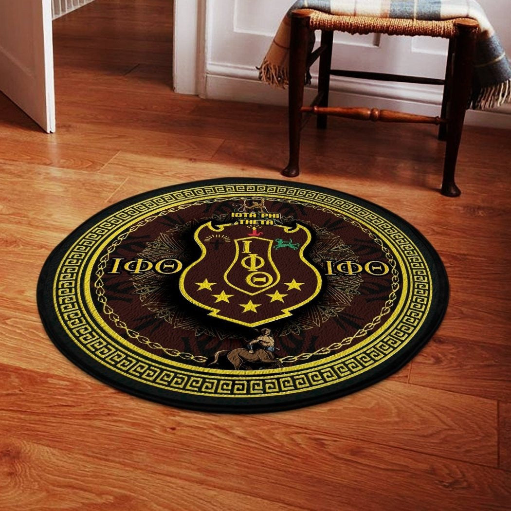 Fraternity Carpet - Centaurs Iota Phi Theta Round Carpet