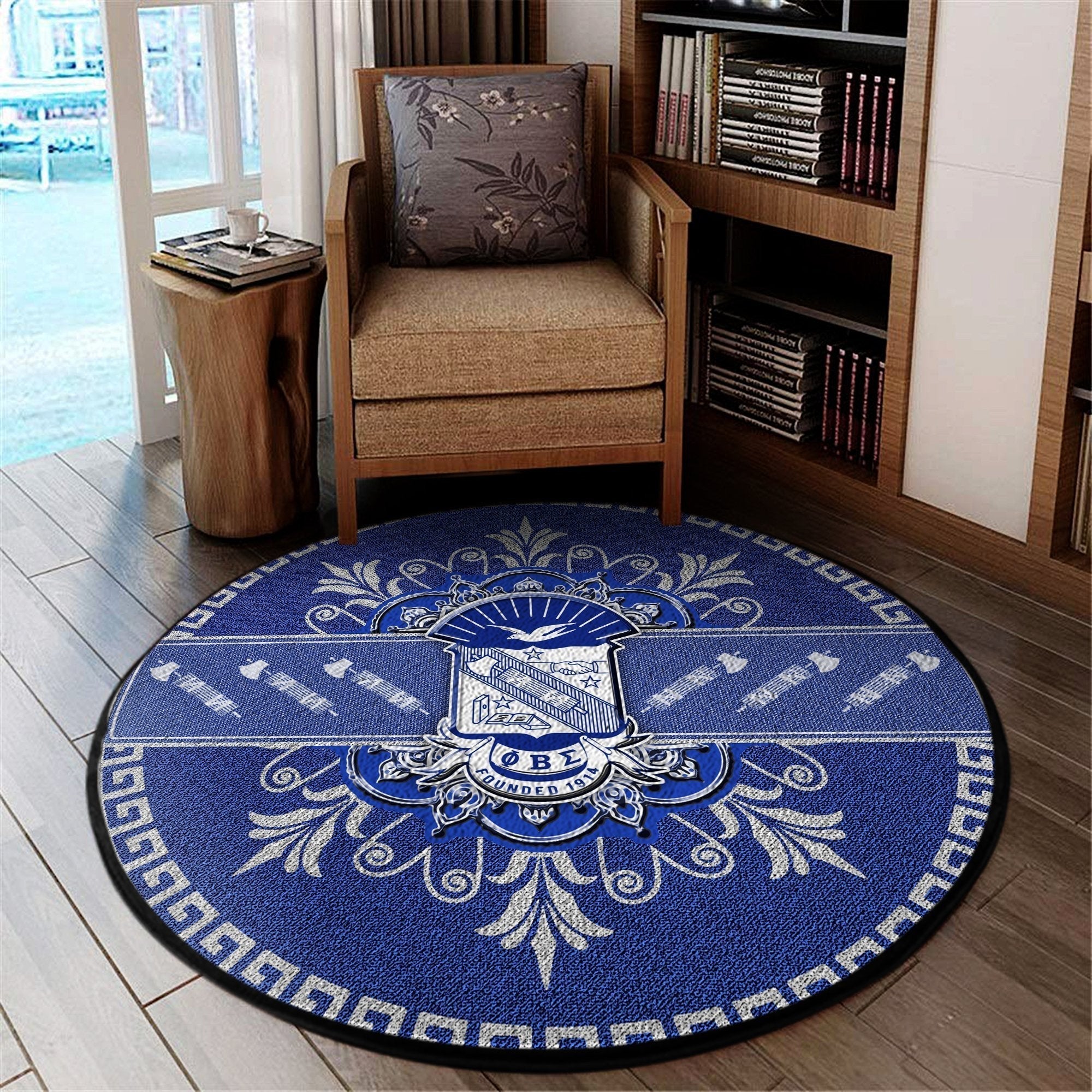 Fraternity Carpet - Phi Beta Sigma Round Carpet