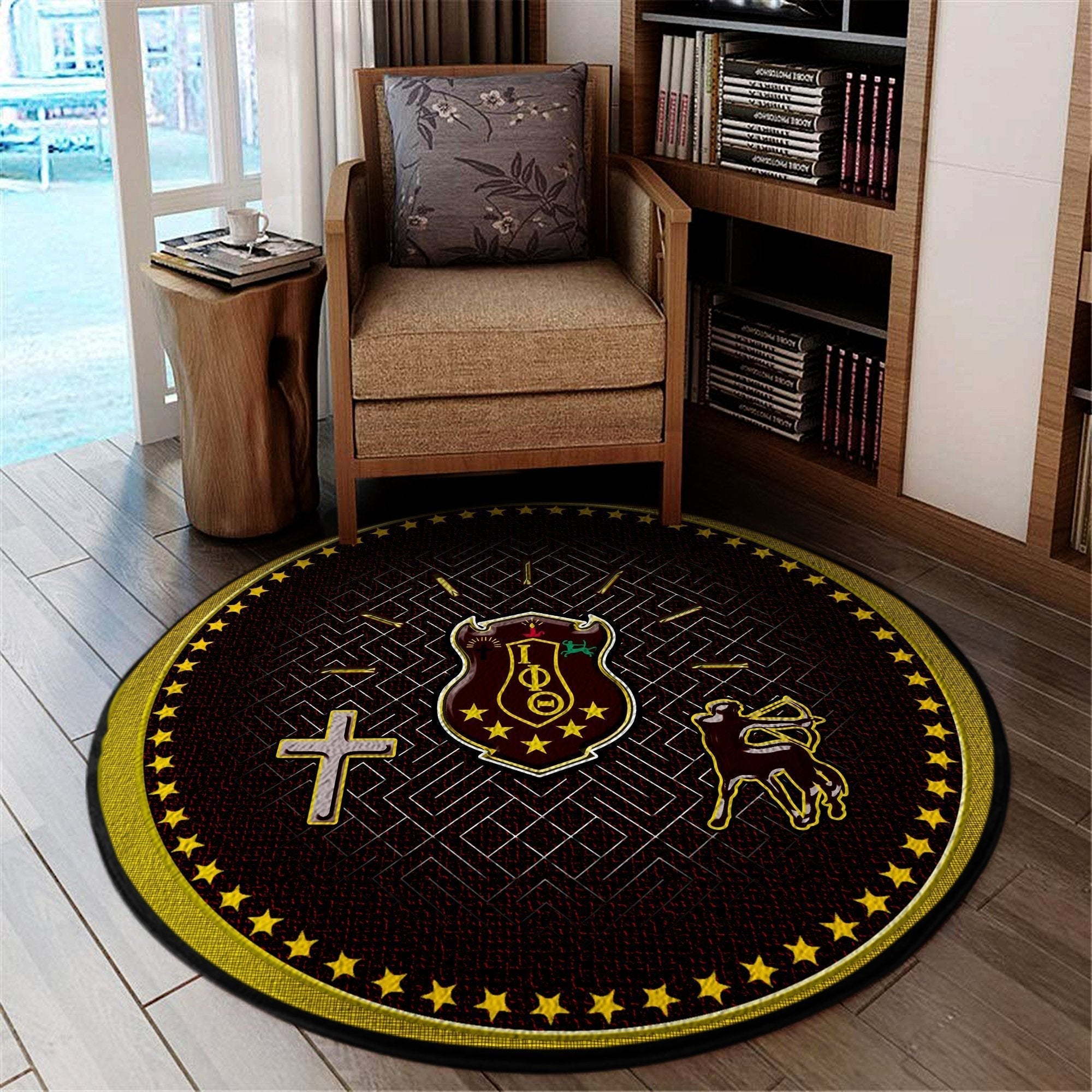 Fraternity Carpet - Iota Phi Theta Round Carpet