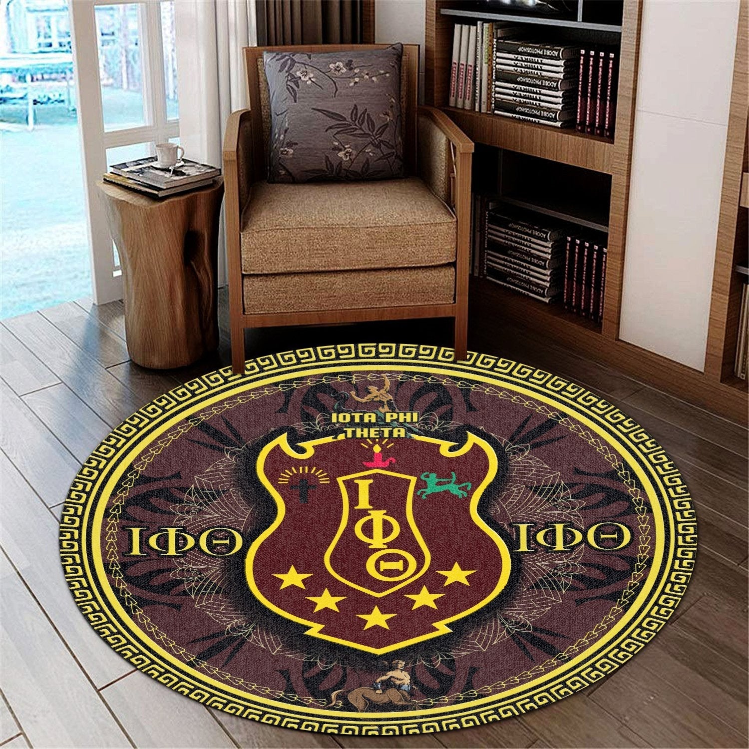 Fraternity Carpet - Iota Phi Theta Lovene Round Carpet