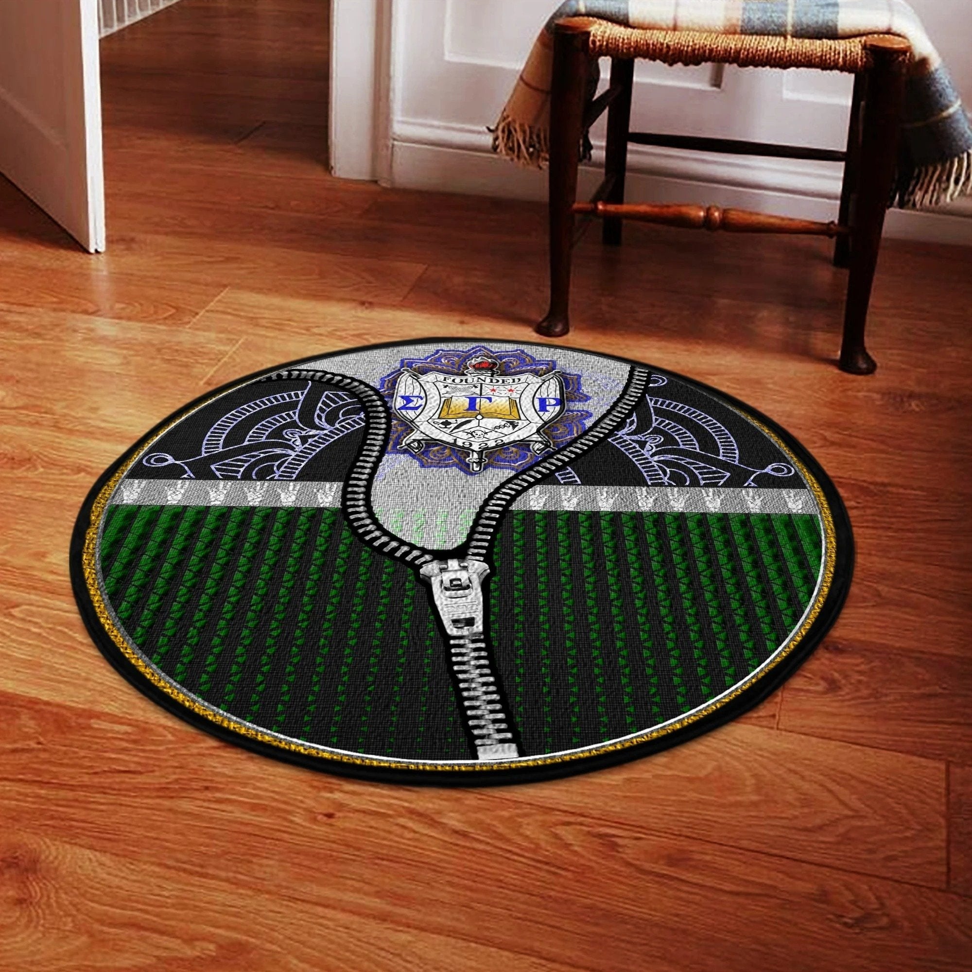Sorority Carpet - Mystery Sigma Gamma Rho Round Carpet