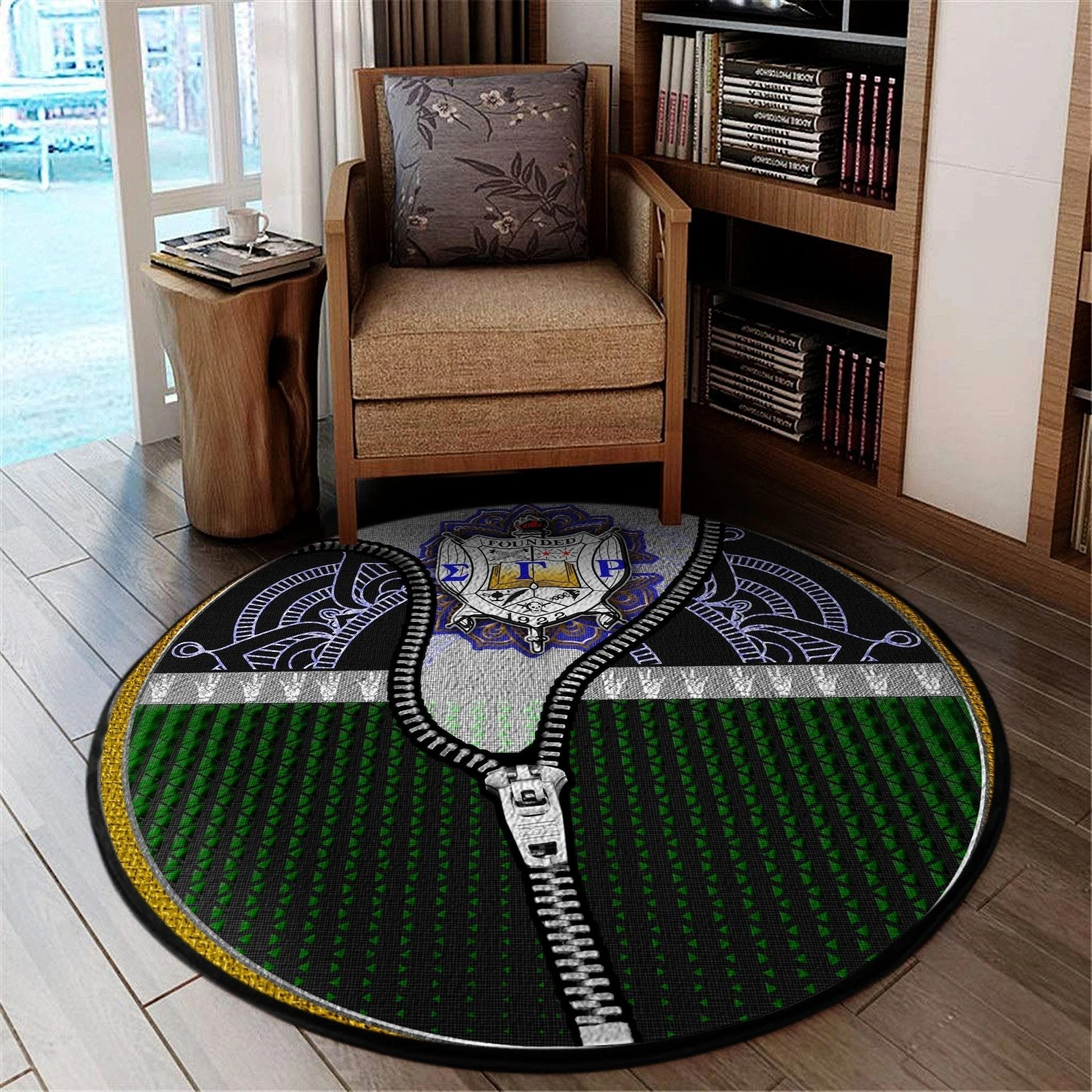 Sorority Carpet - Mystery Sigma Gamma Rho Round Carpet