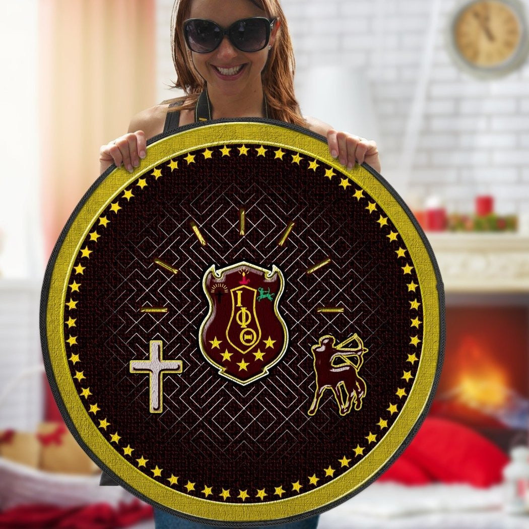 Fraternity Carpet - Iota Phi Theta Stars Round Carpet