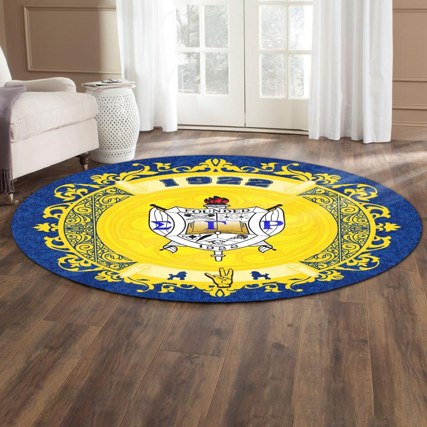 Sorority Carpet - Home Sigma Gamma Rho Round Carpet