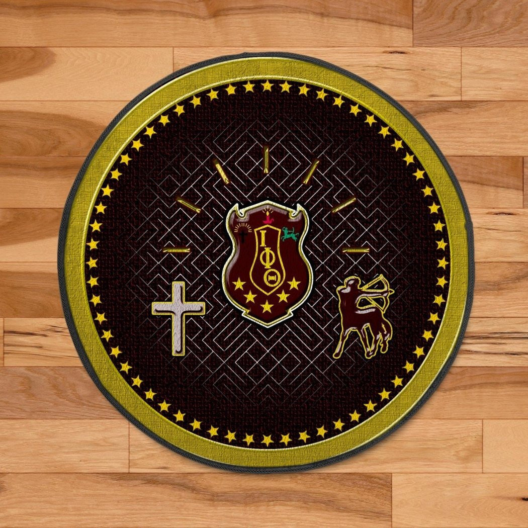 Fraternity Carpet - Iota Phi Theta Stars Round Carpet