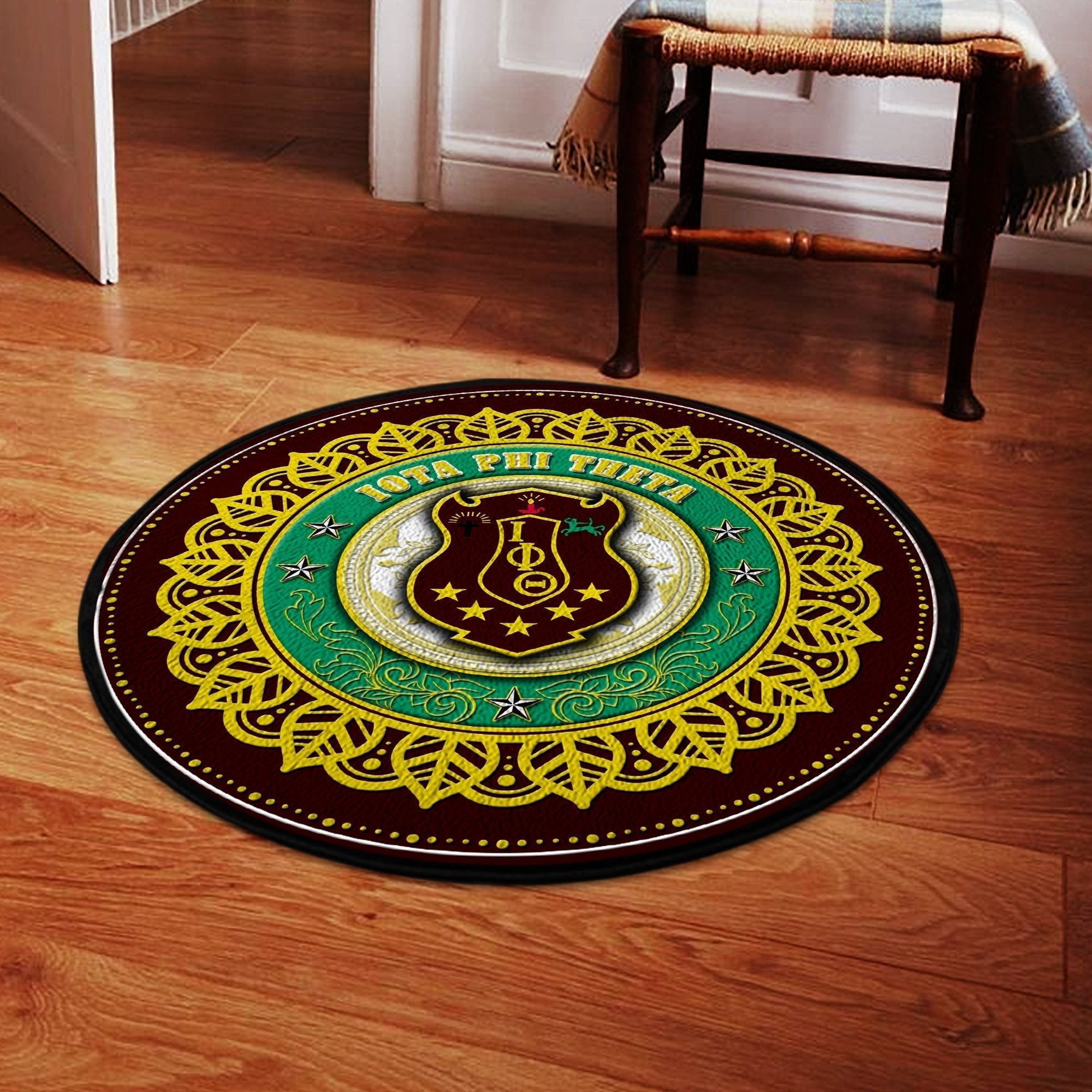 Fraternity Carpet - Iota Phi Theta Fraternity Round Carpet