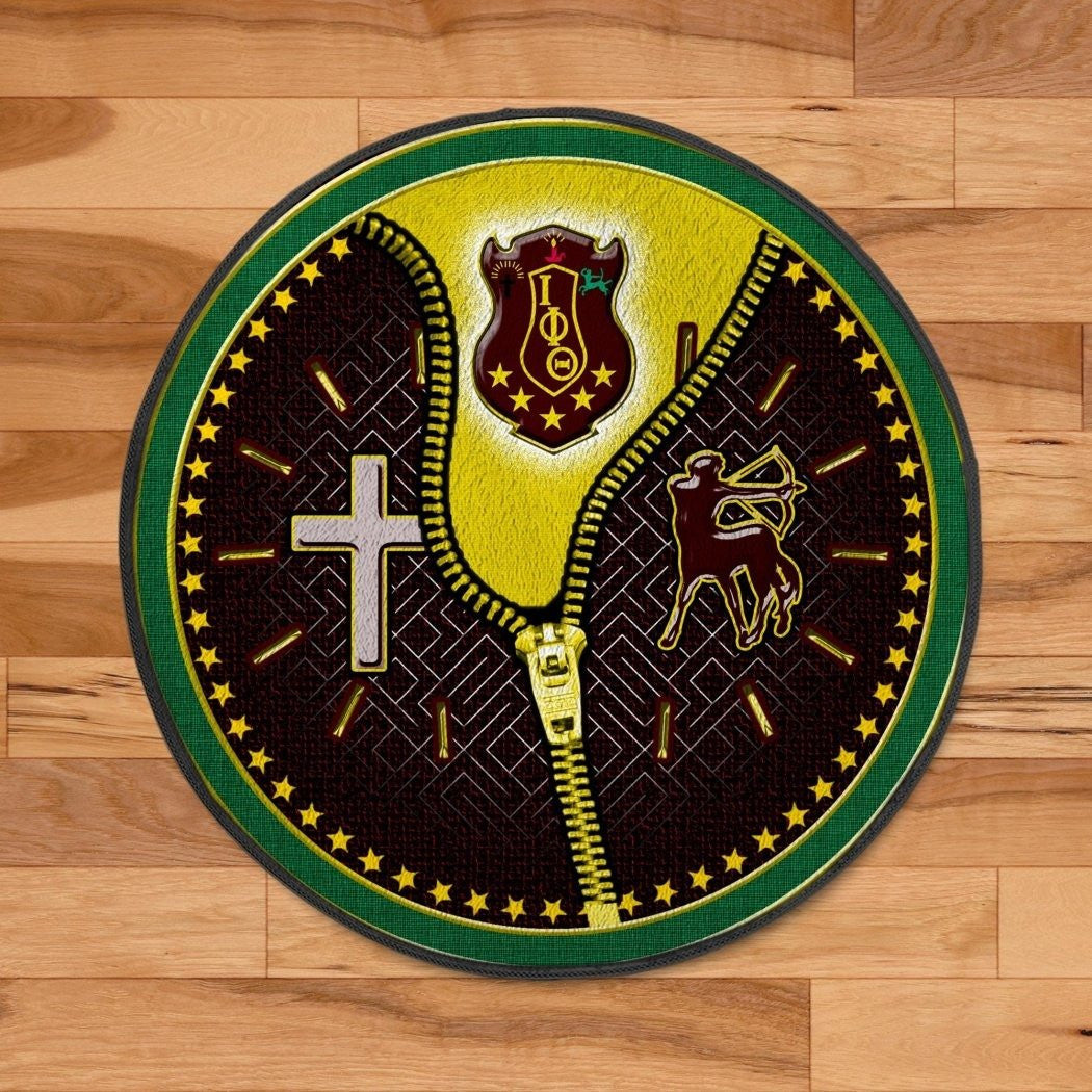 Fraternity Carpet - New Way Centaurs Iota Phi Theta Round Carpet