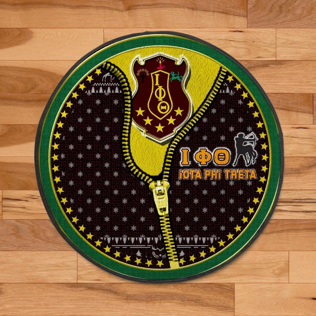 Fraternity Carpet - New Way Iota Phi Theta Round Carpet