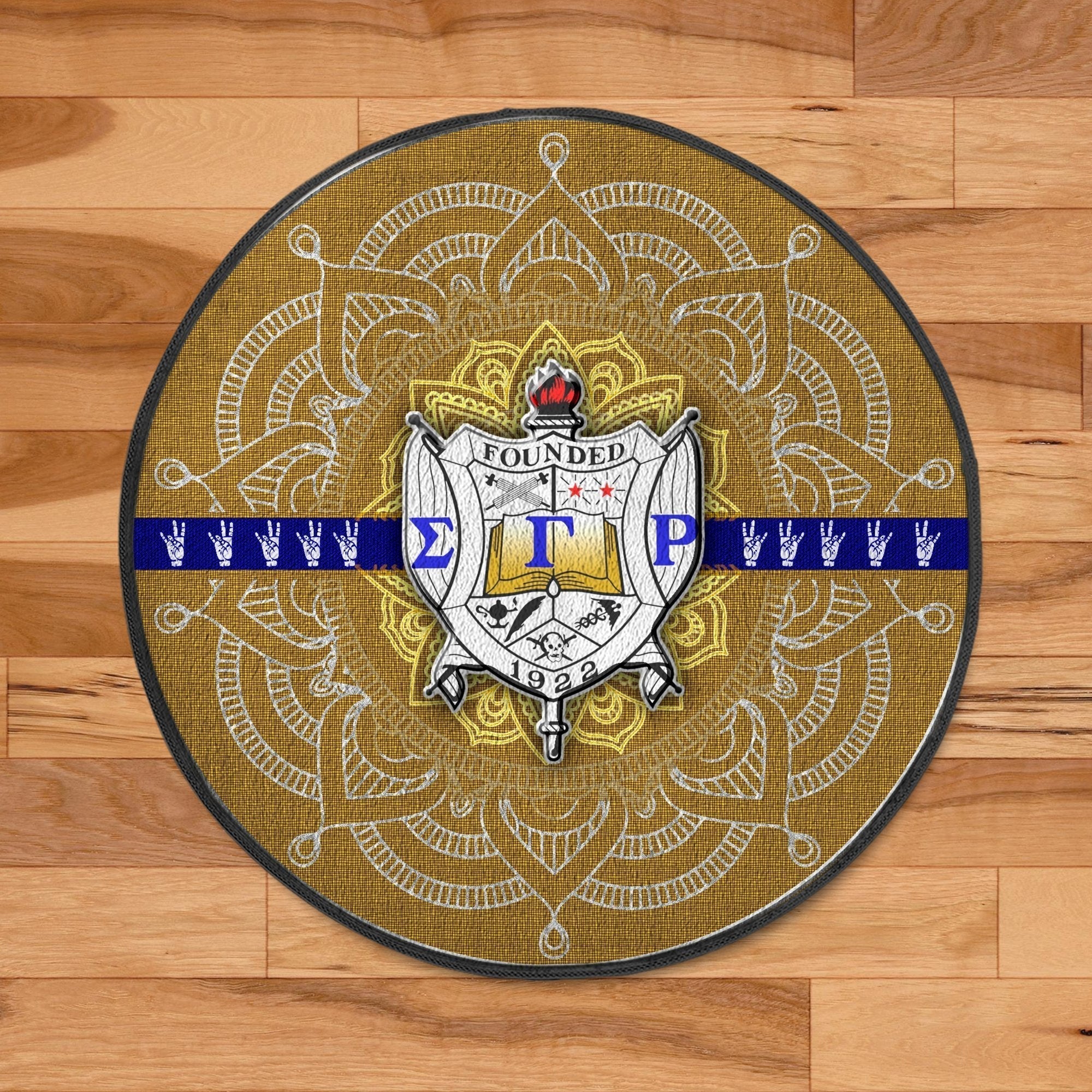Sorority Carpet - Sigma Gamma Rho Round Carpet