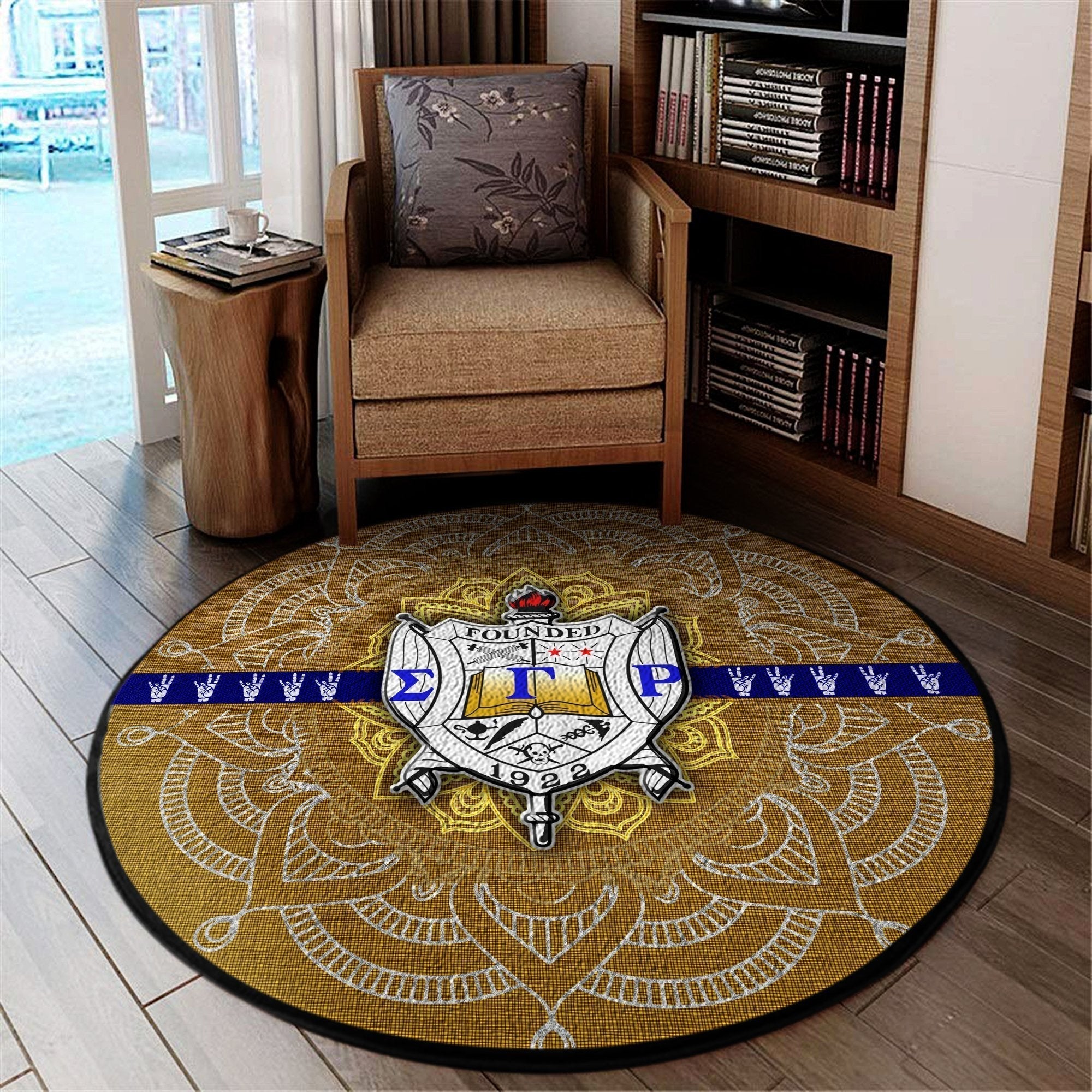 Sorority Carpet - Sigma Gamma Rho Round Carpet