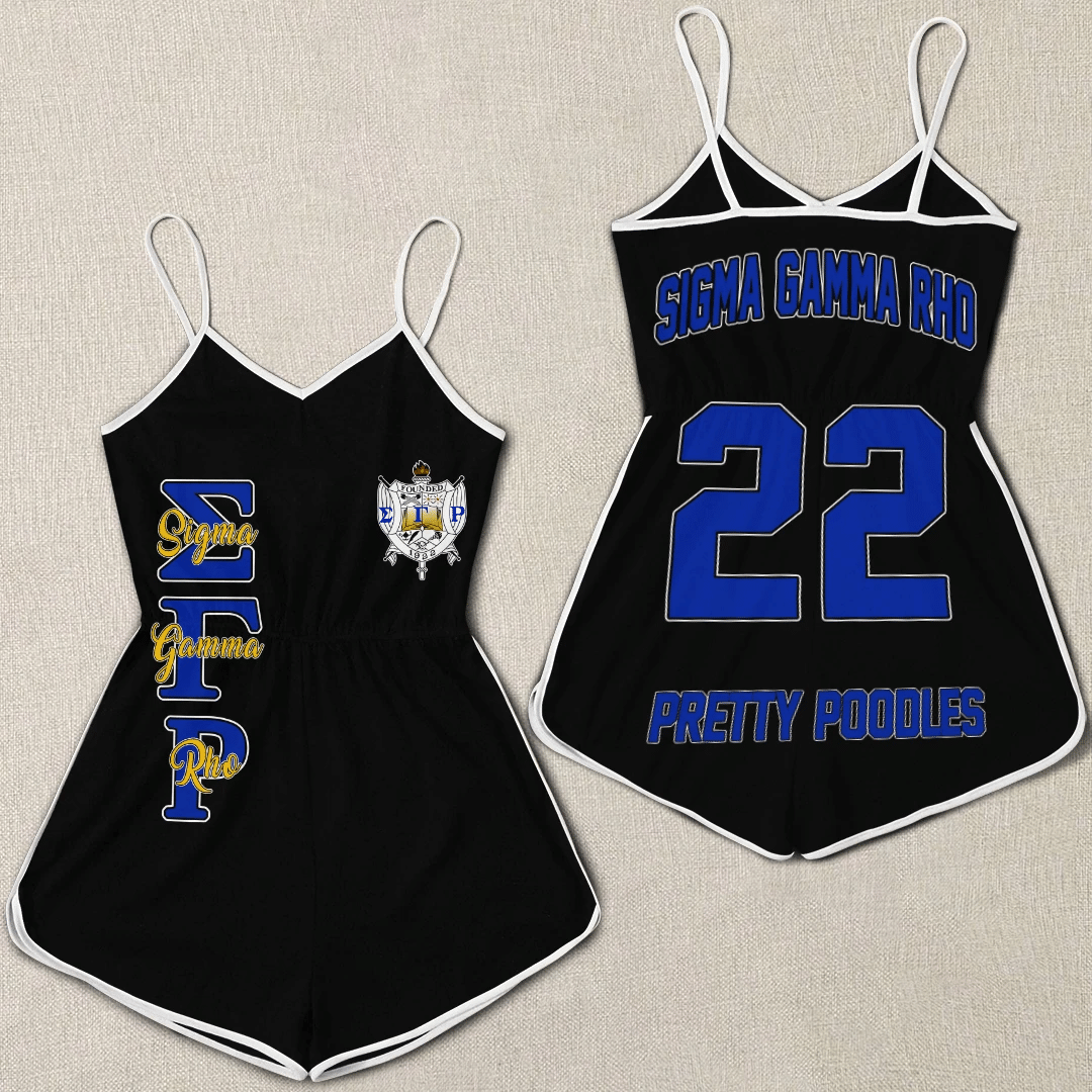 Sorority Romper - Sigma Gamma Rho Women Rompers