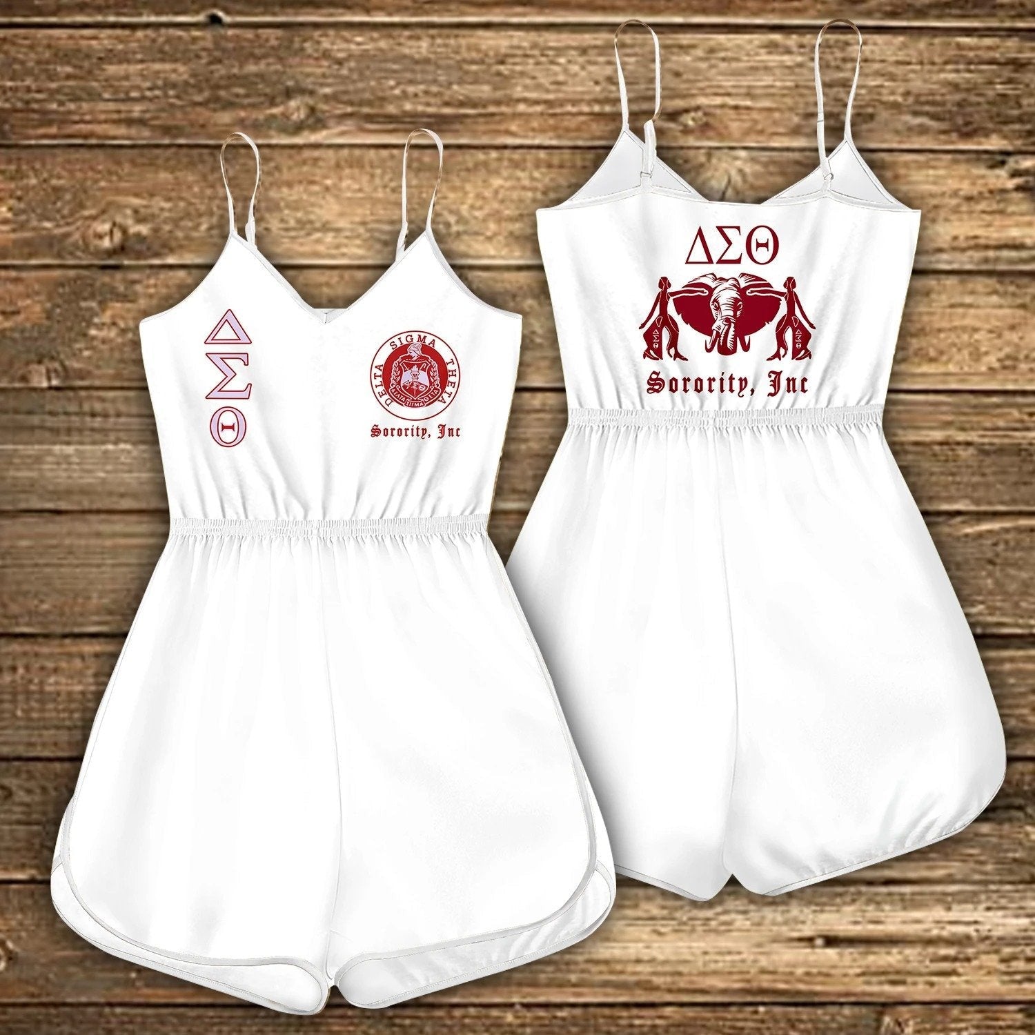 Sorority Romper - Elephant Delta Sigma Theta 1913 Romper