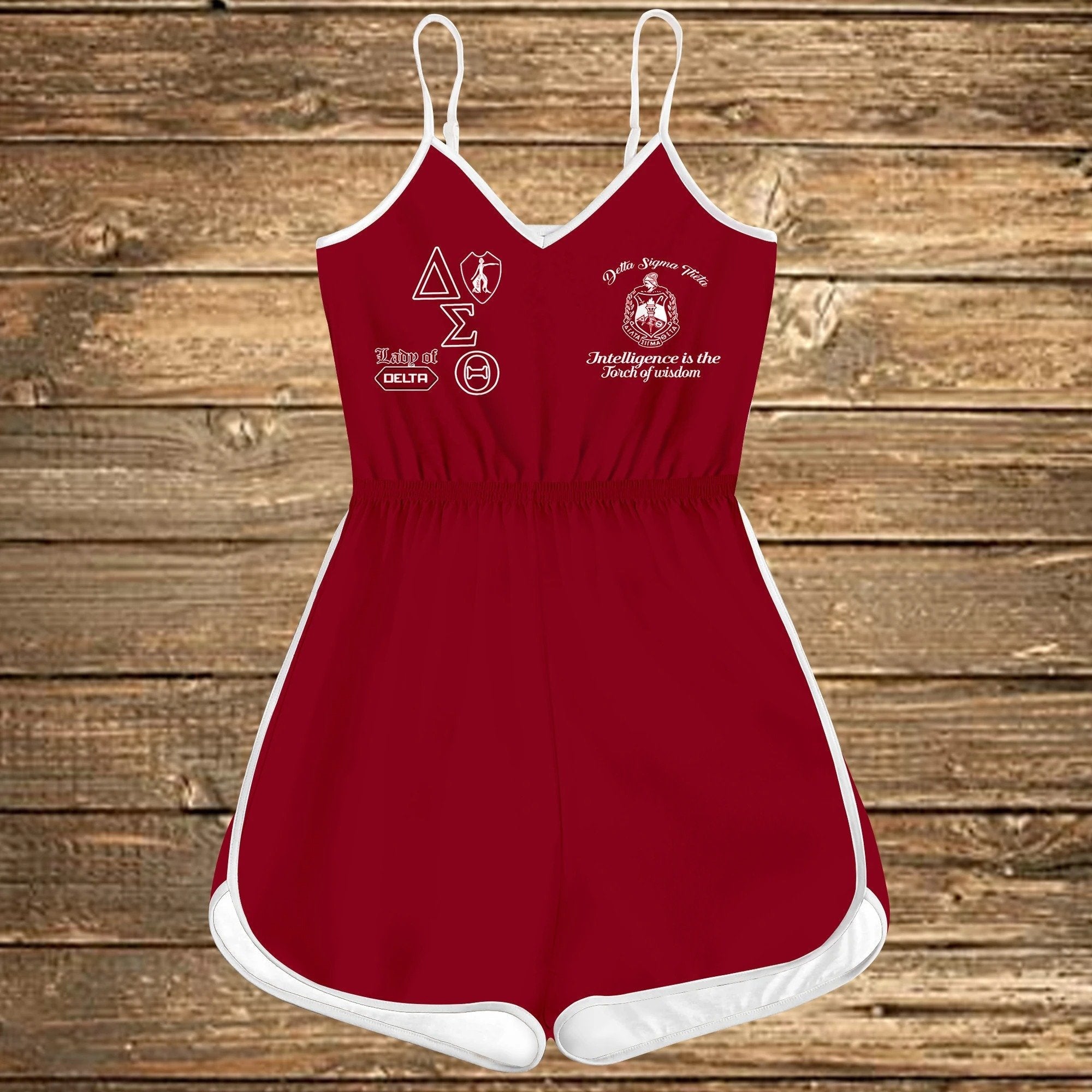 Sorority Romper - Lady Of Delta Sigma Theta Sorority Romper