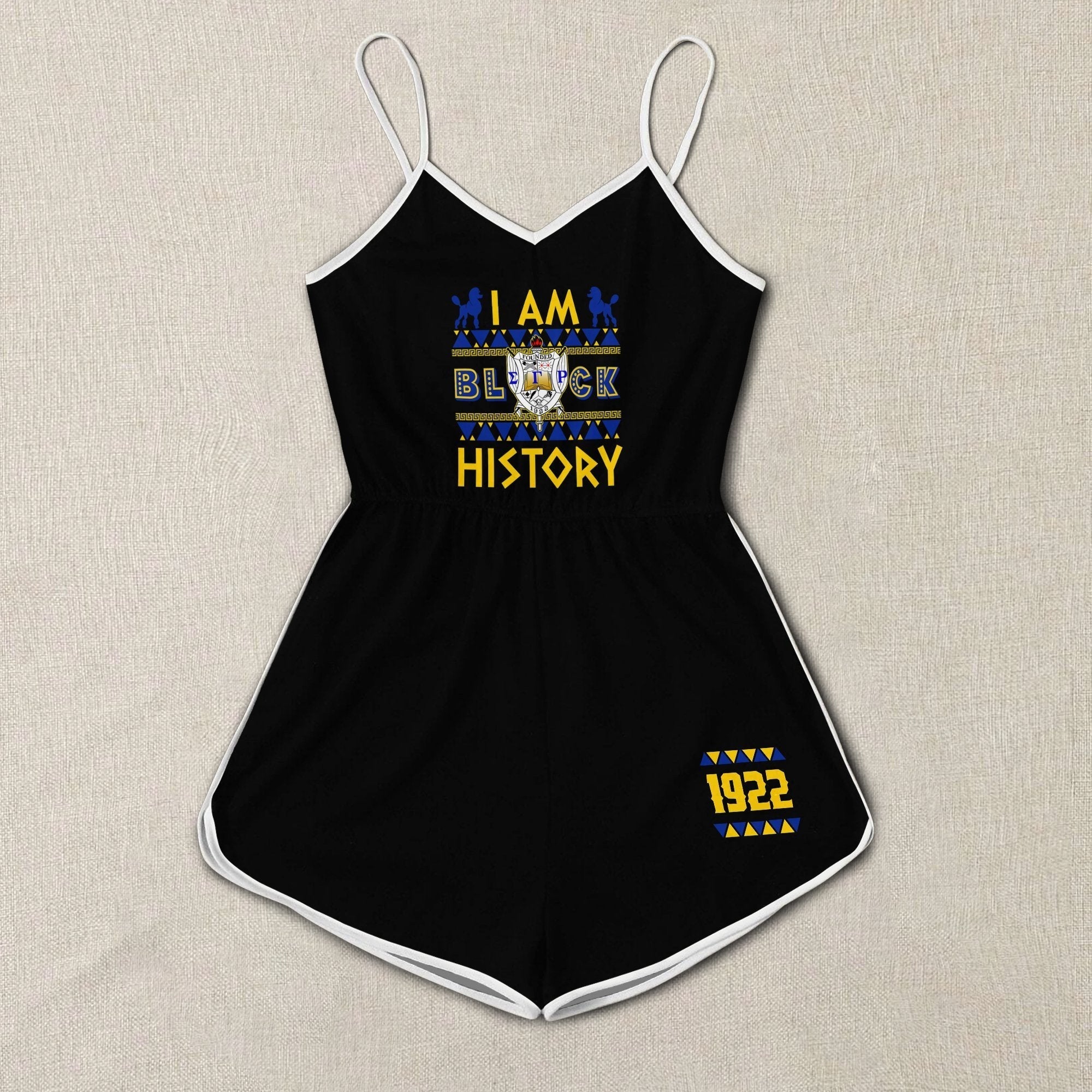 Sorority Romper - I Am Black History Sigma Gamma Rho