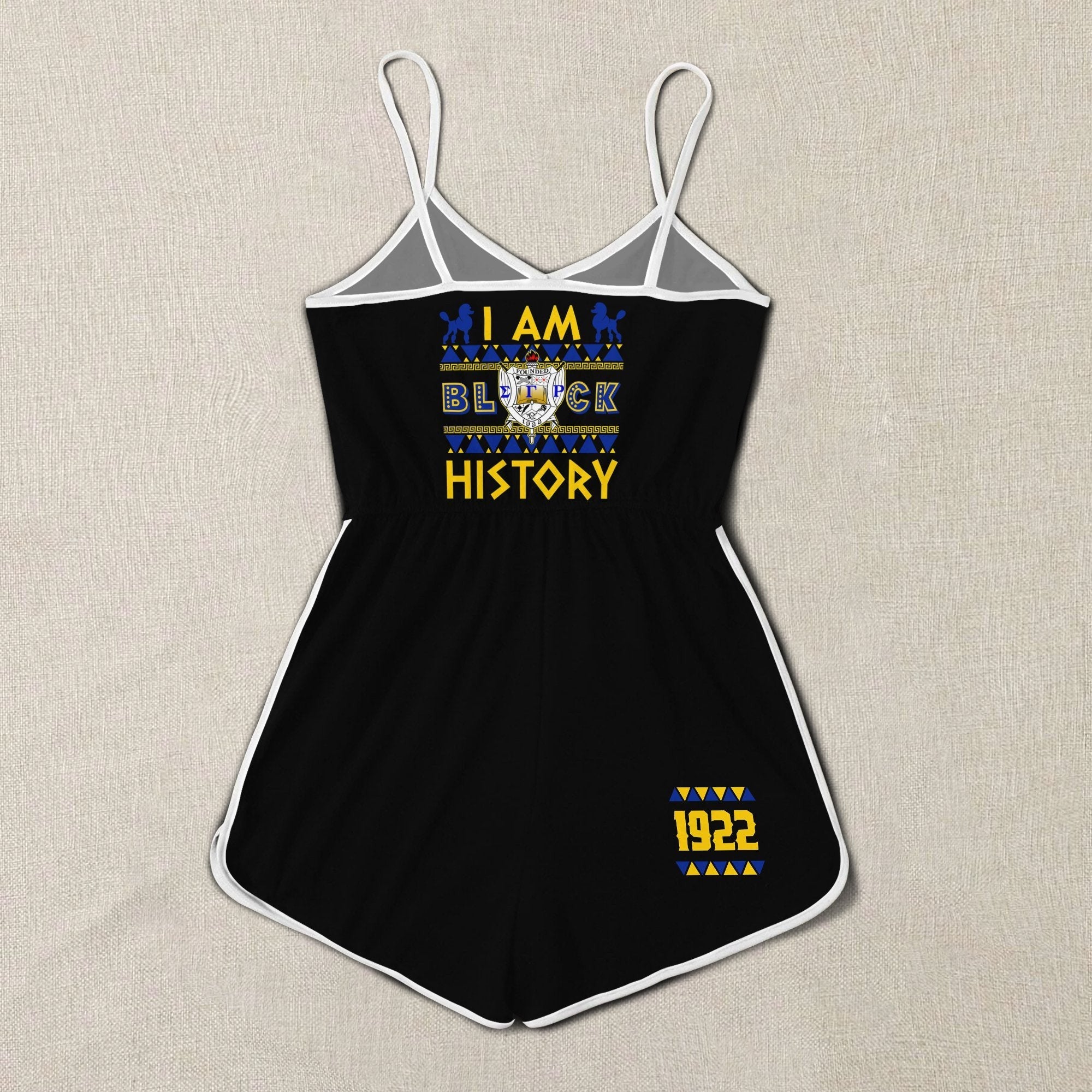Sorority Romper - I Am Black History Sigma Gamma Rho