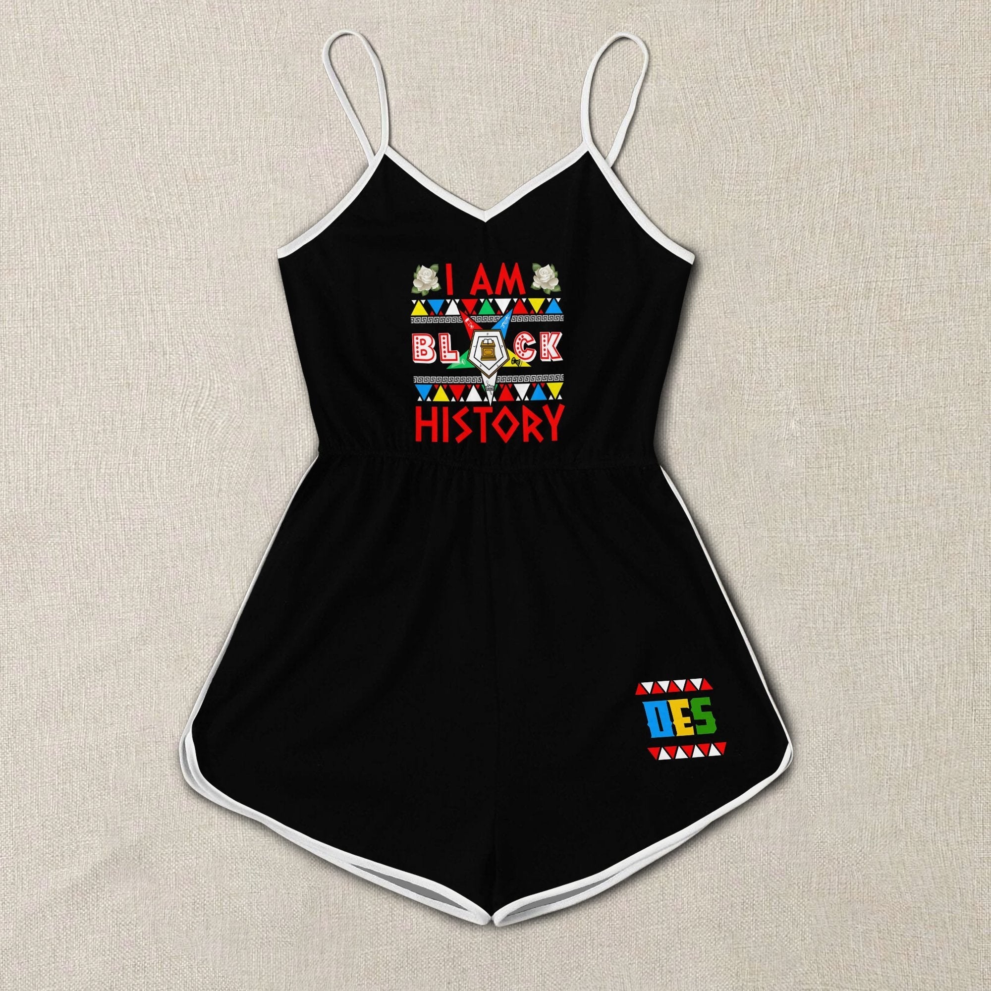 Sorority Romper - I Am Black History OES